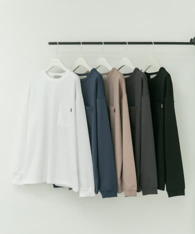 ポンチポケット付ロングスリーブTシャツ