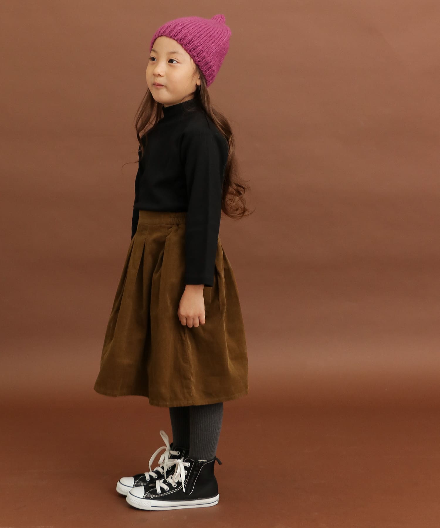 FORK&SPOON コーデュロイスカート(KIDS)∴[DF97-35V540]｜URBAN