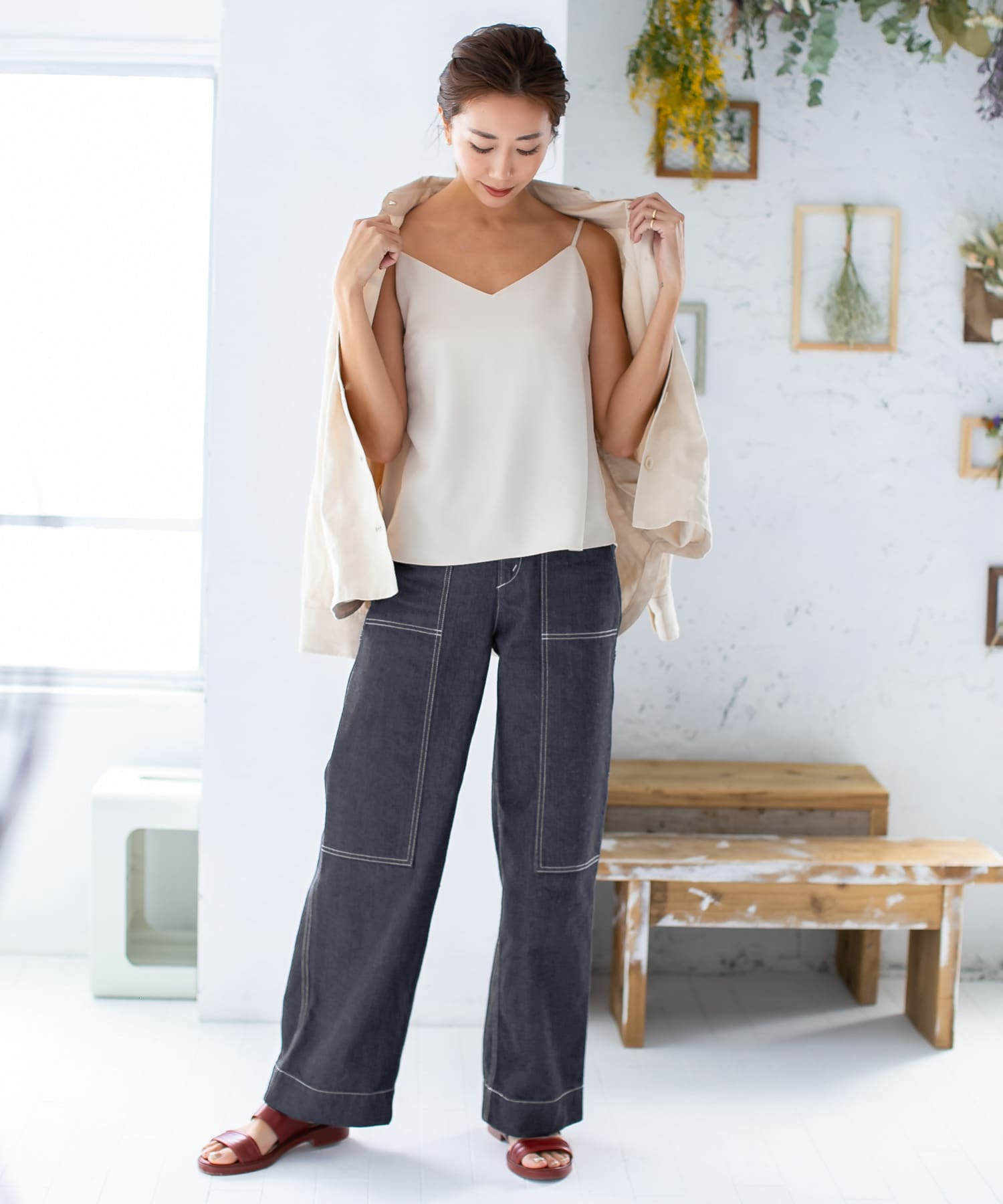 Moname JURI PAINTER DENIM[41101500-SL04]｜URBAN RESEARCH公式 