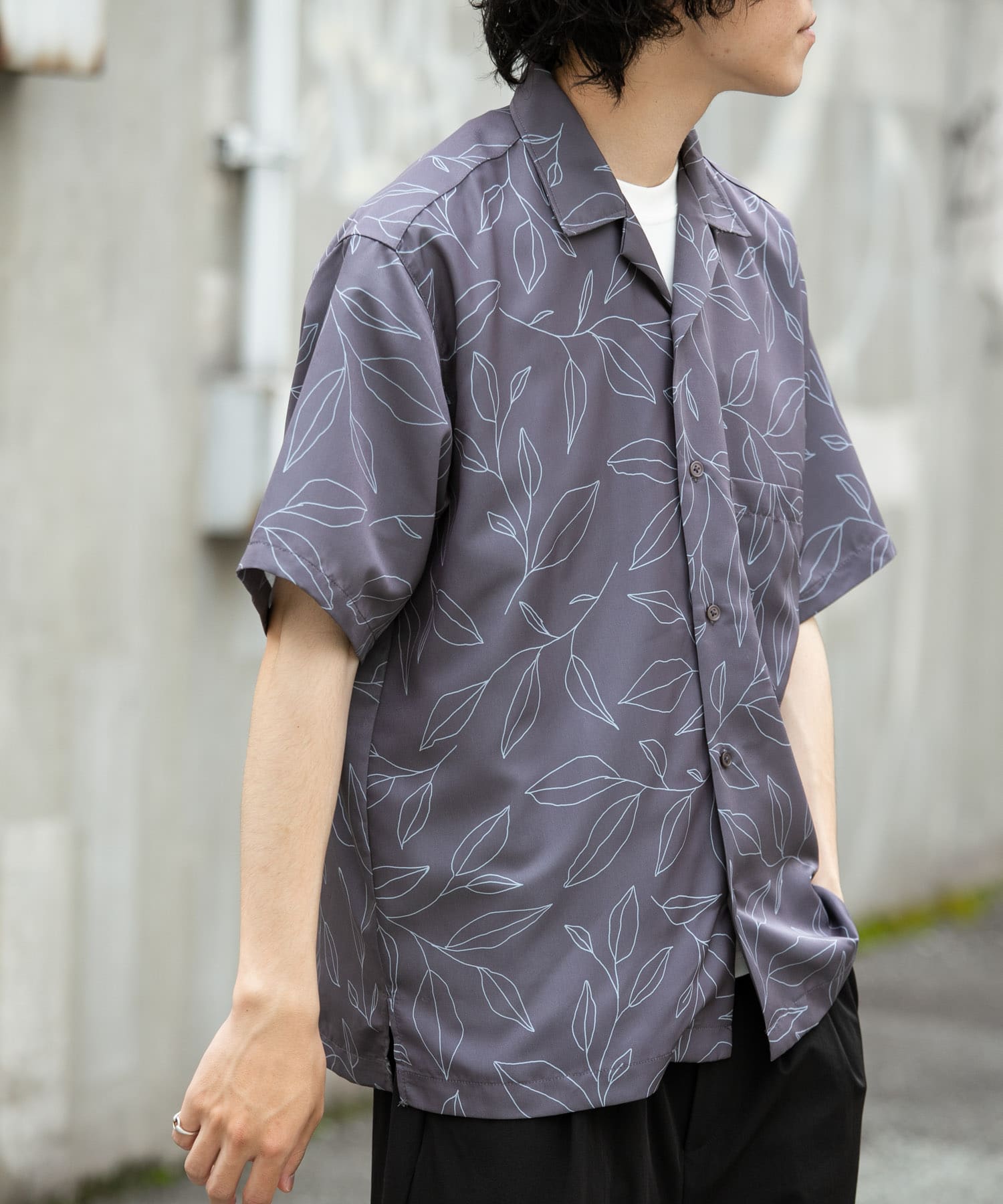 リーフプリント オープンカラー半袖シャツ It15 13a014 Urban Research公式ファッション通販 リーフプリント オープンカラー半袖シャツ It15 13a014 Urban Research公式ファッション通販
