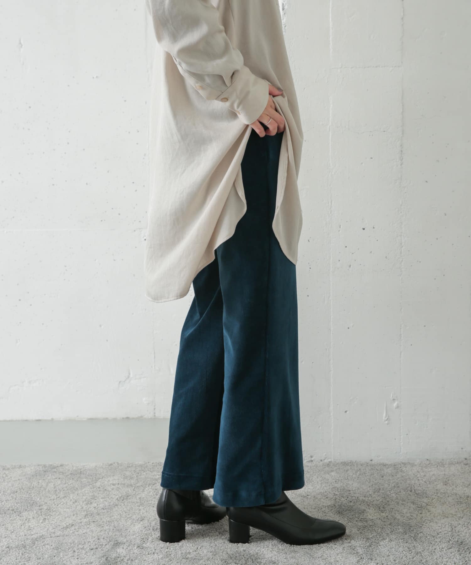 2点セット VACANCY ポロニット miette コーデュロイパンツ 17