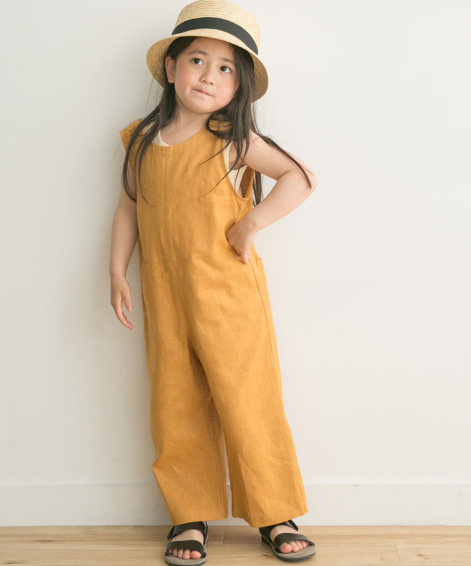 コットンリネンオールインワン(KIDS)[DR25-36B330]｜URBAN RESEARCH 