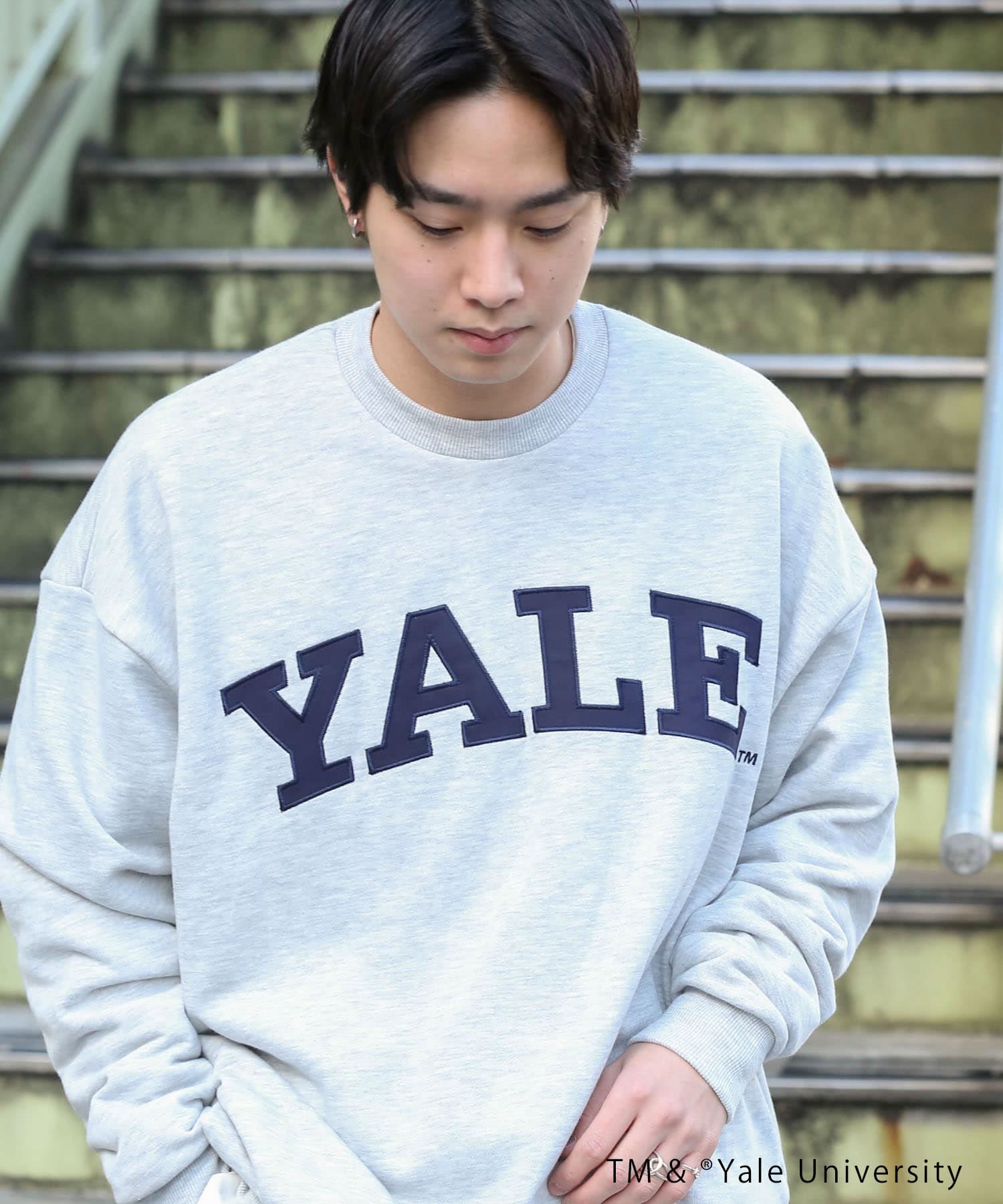 別注』YALE×SENSEOFPLACE カレッジロゴスウェット[AA24-11B018]｜URBAN