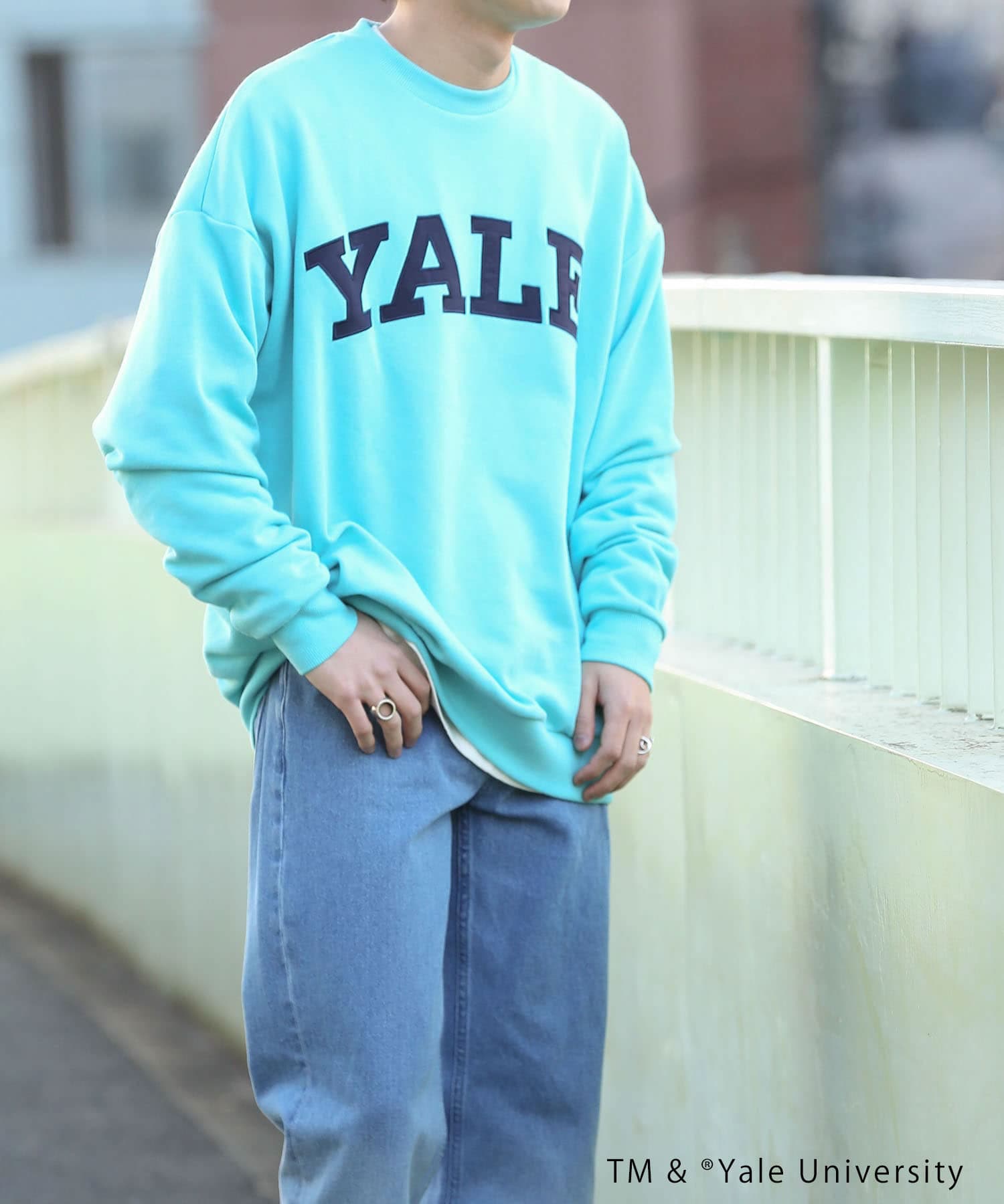 別注』YALE×SENSEOFPLACE カレッジロゴスウェット[AA24-11B018]｜URBAN