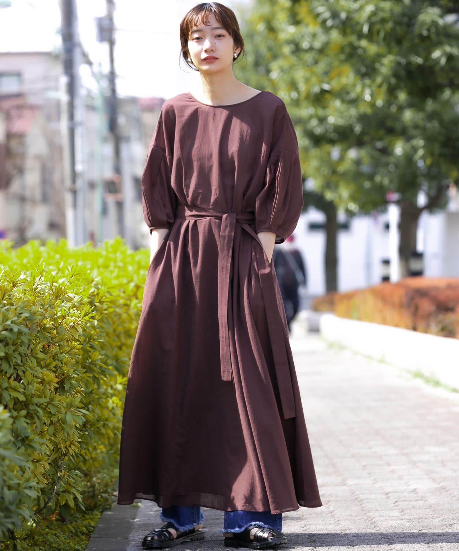 KBF 2way カシュクール ワンピース 値下げ価格!KBF 2WAYカシュクールワンピース