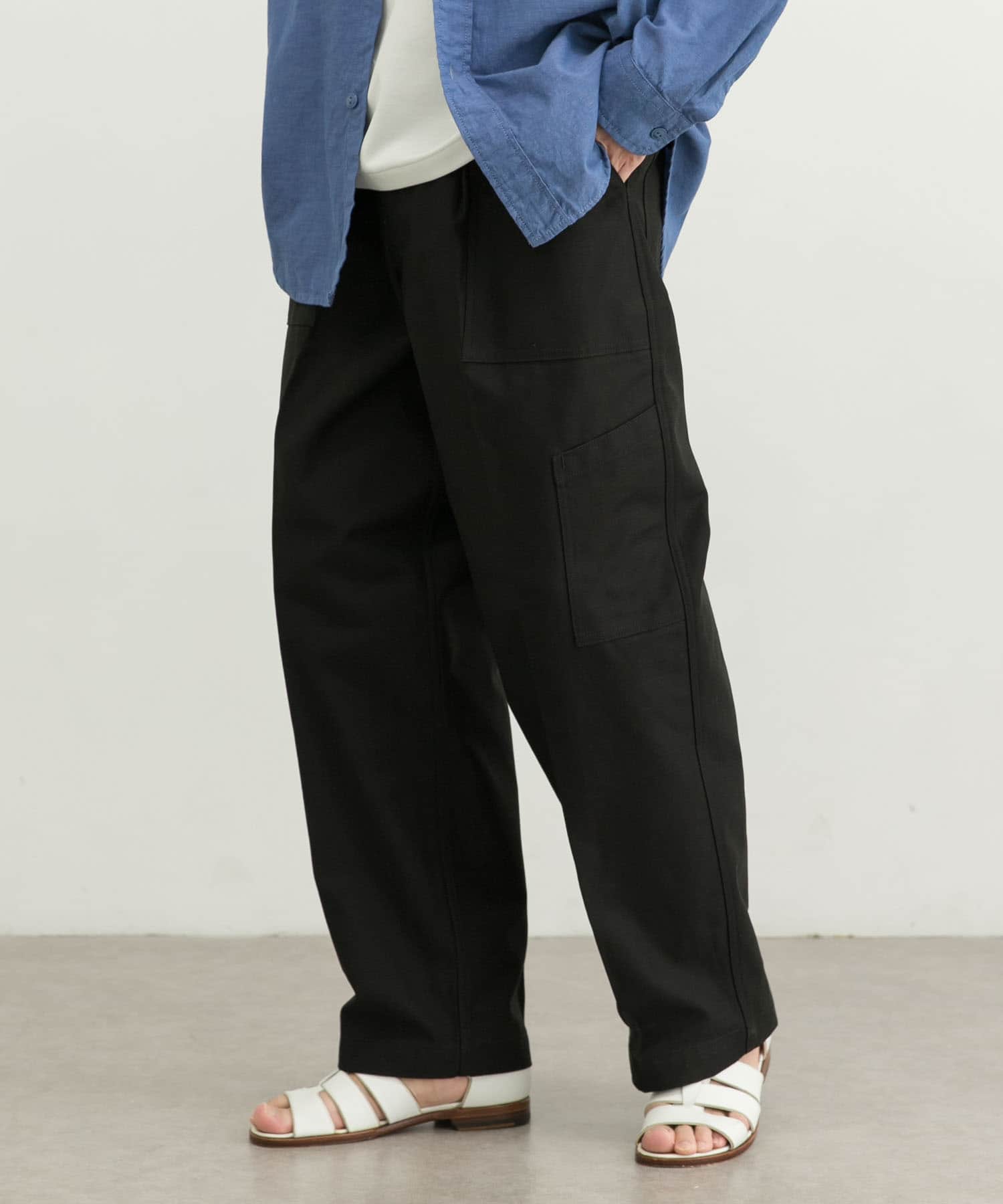 ユニセックス』バックサテンUTILITY TROUSERS by SHIOTA[UR24-14B004