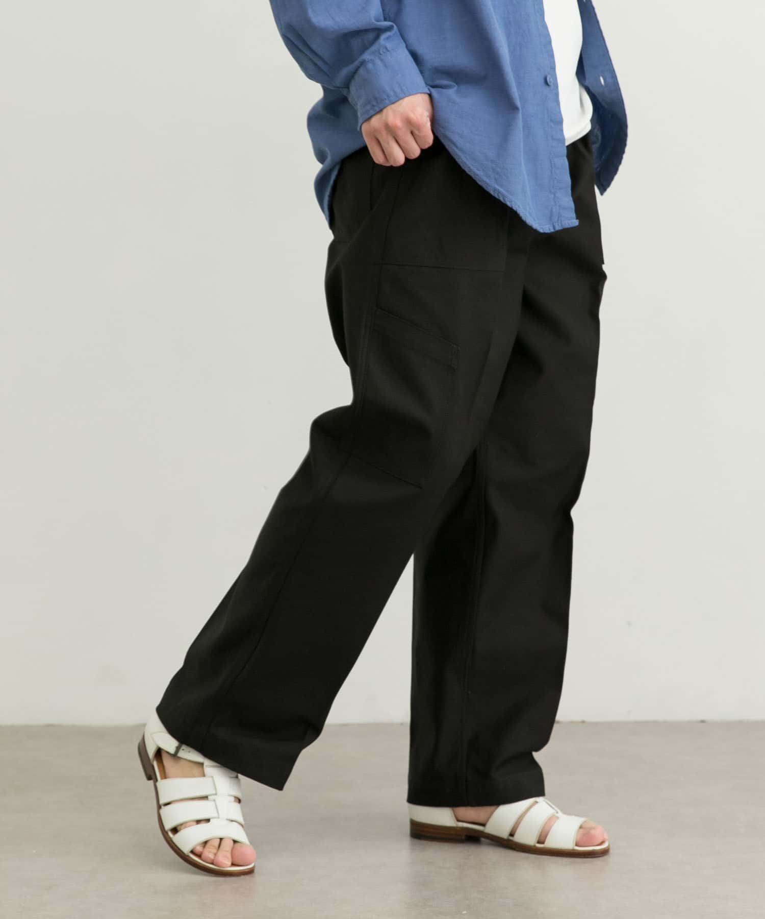 ユニセックス』バックサテンUTILITY TROUSERS by SHIOTA[UR24-14B004