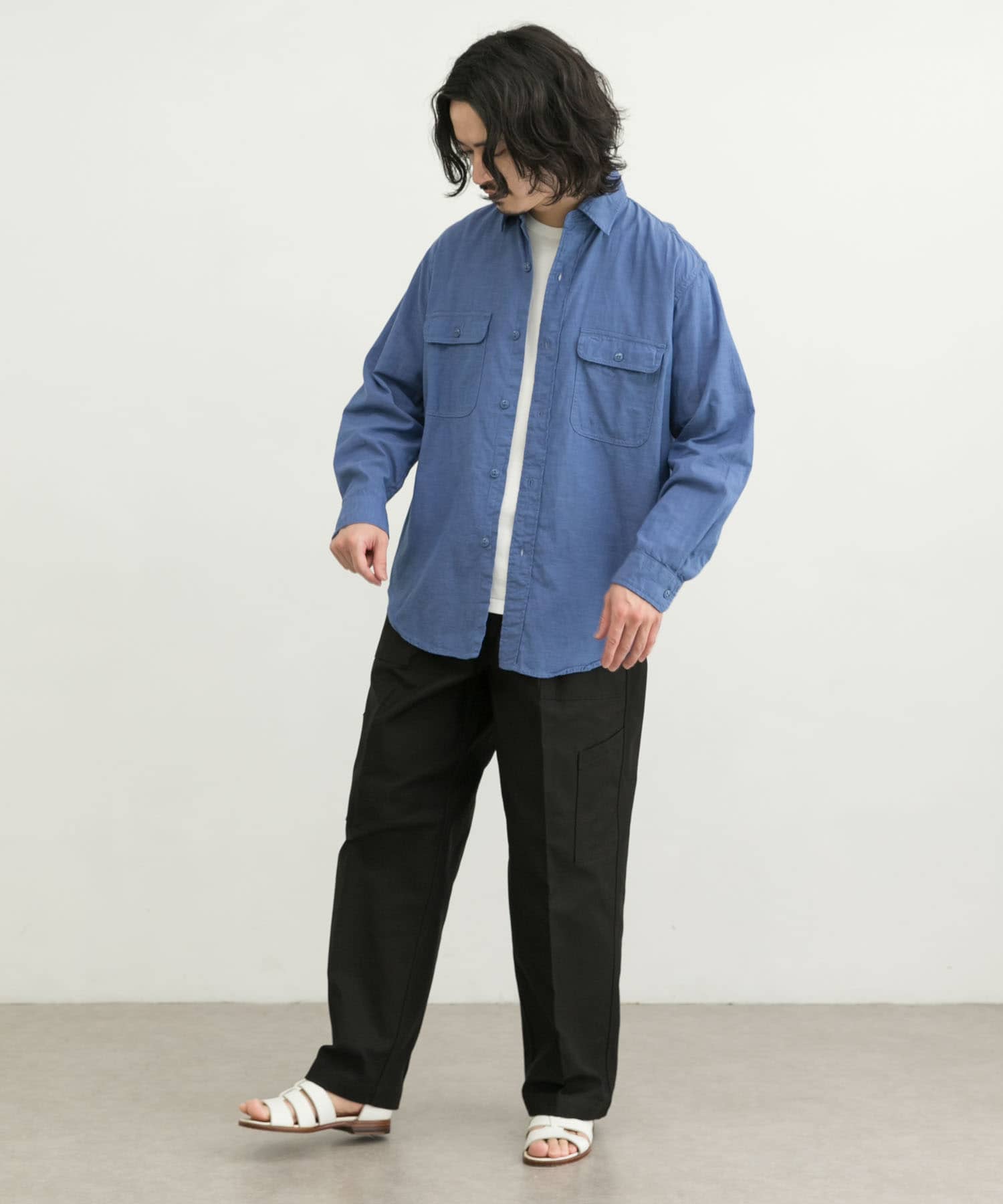ユニセックス』バックサテンUTILITY TROUSERS by SHIOTA[UR24-14B004