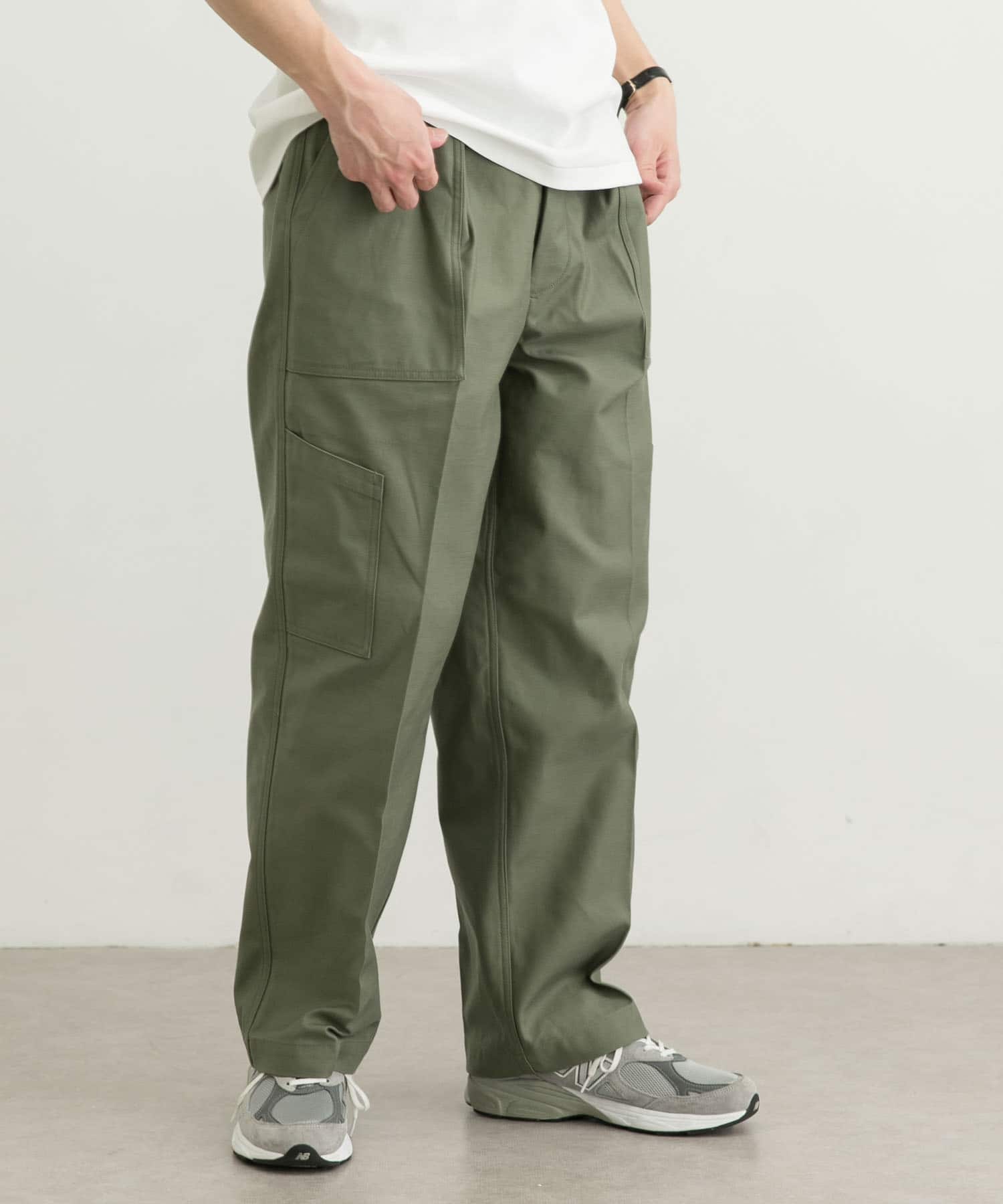 『ユニセックス』バックサテンUTILITY TROUSERS by SHIOTA