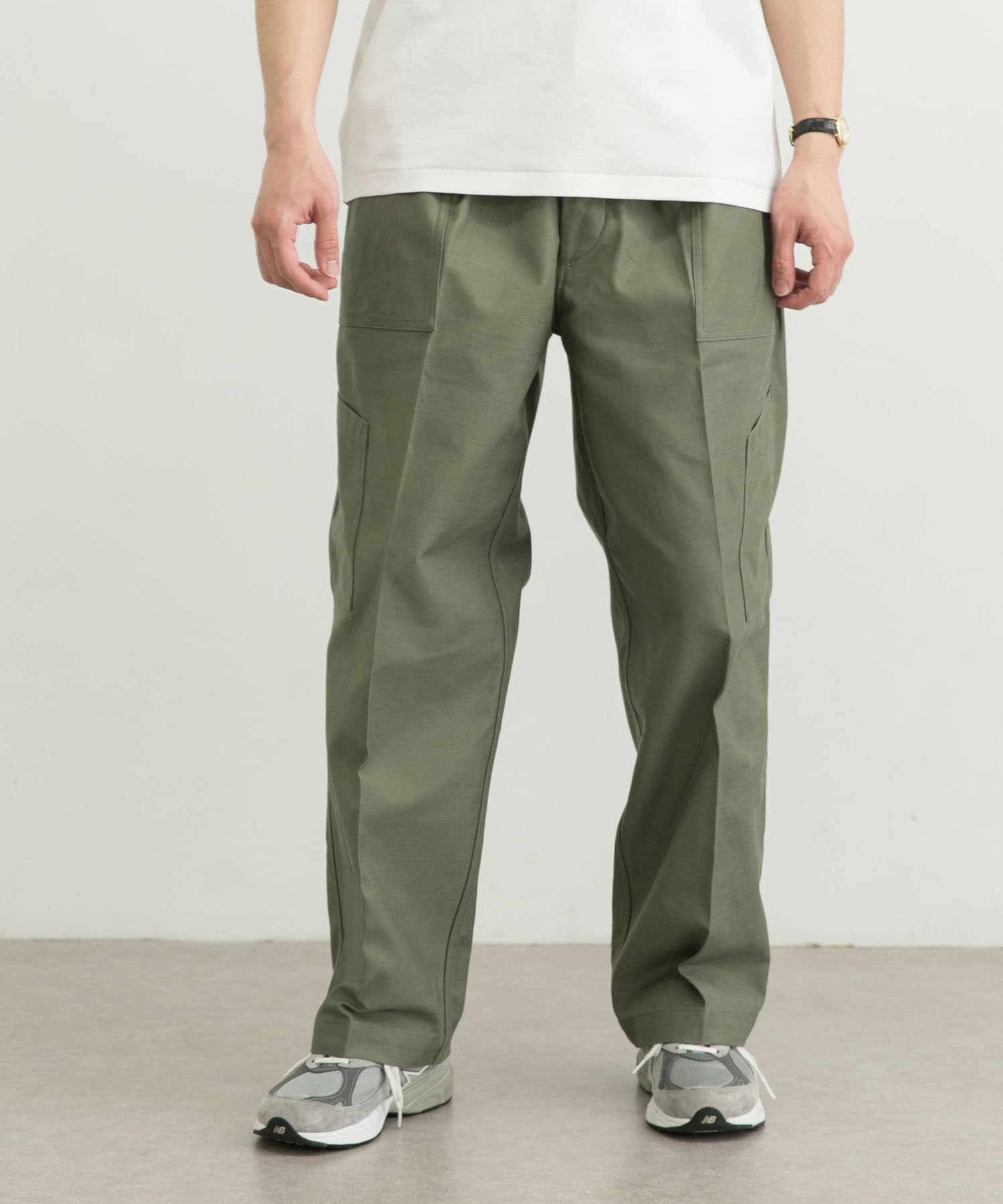 ユニセックス』バックサテンUTILITY TROUSERS by SHIOTA[UR24-14B004