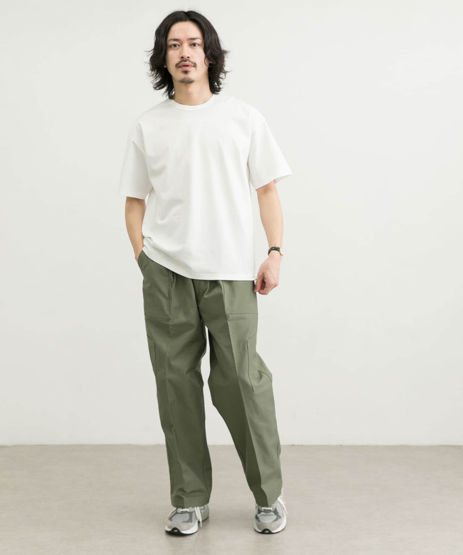 ユニセックス』バックサテンUTILITY TROUSERS by SHIOTA[UR24-14B004