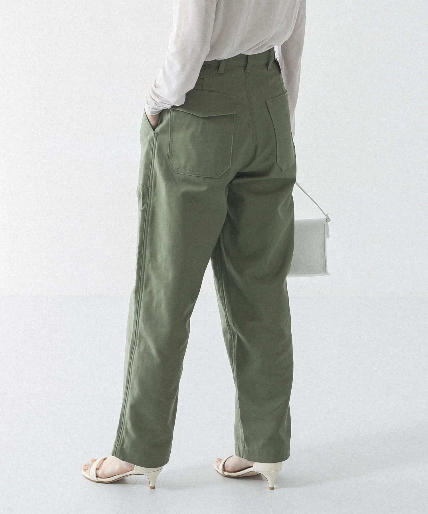 ユニセックス』バックサテンUTILITY TROUSERS by SHIOTA[UR24-14B004