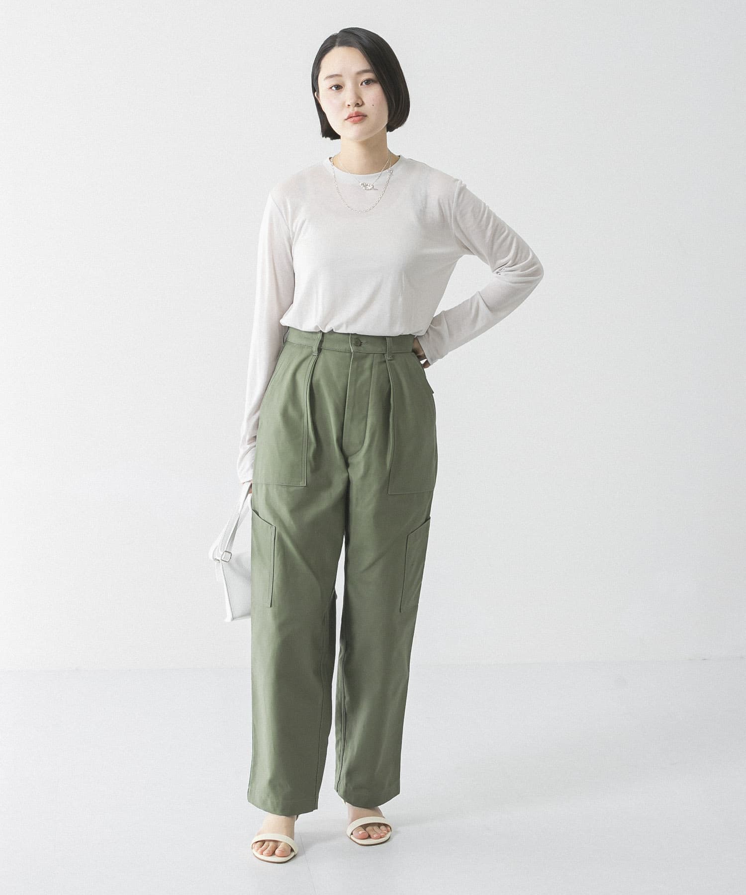 『ユニセックス』バックサテンUTILITY TROUSERS by SHIOTA[UR24-14B004]｜URBAN RESEARCH公式