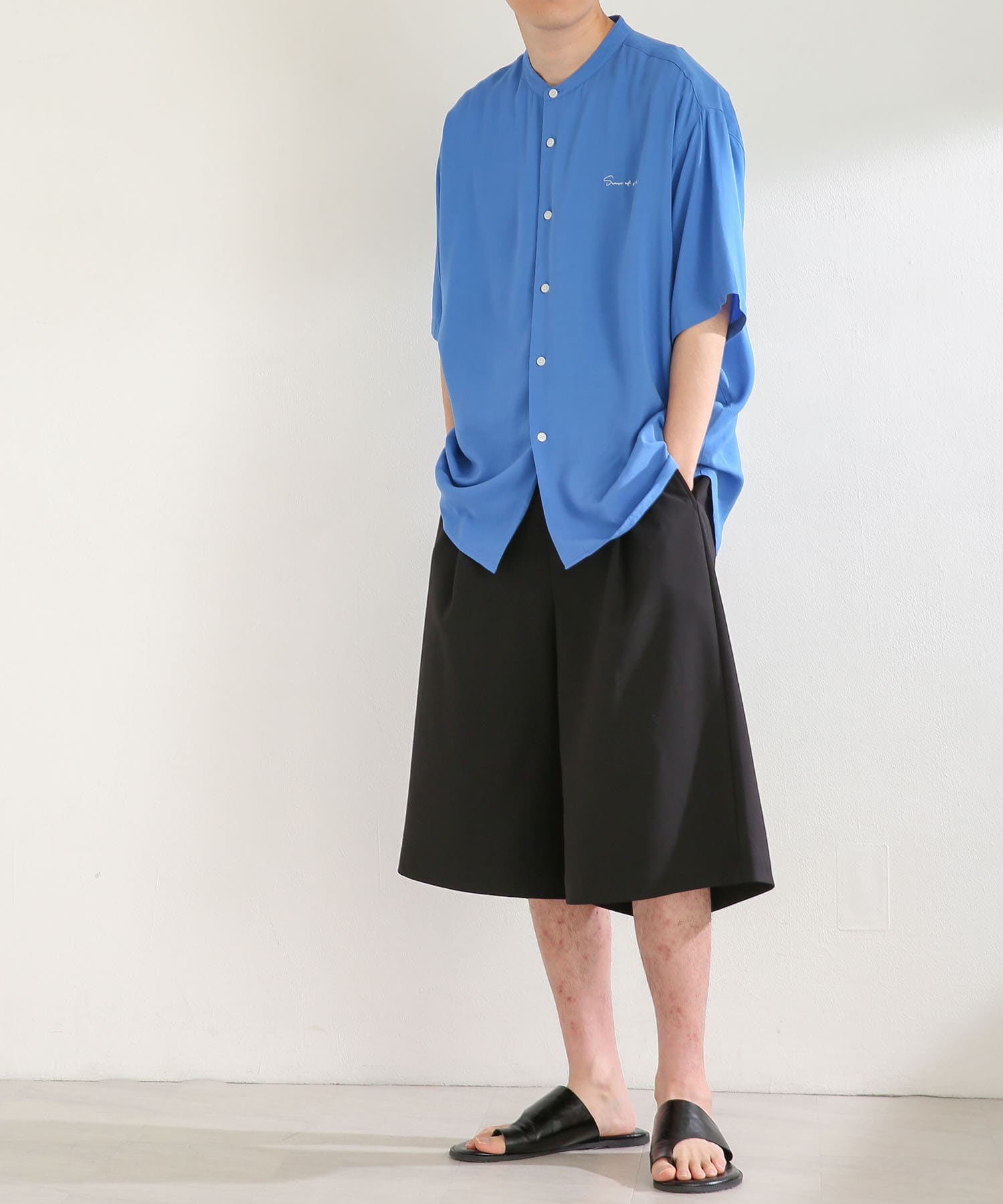 ロンT ショートパンツ セットアップ ルーズ ユニセックス 速乾】ワイド＆ルーズ ショート丈パンツ Technical shorts(ユニ
