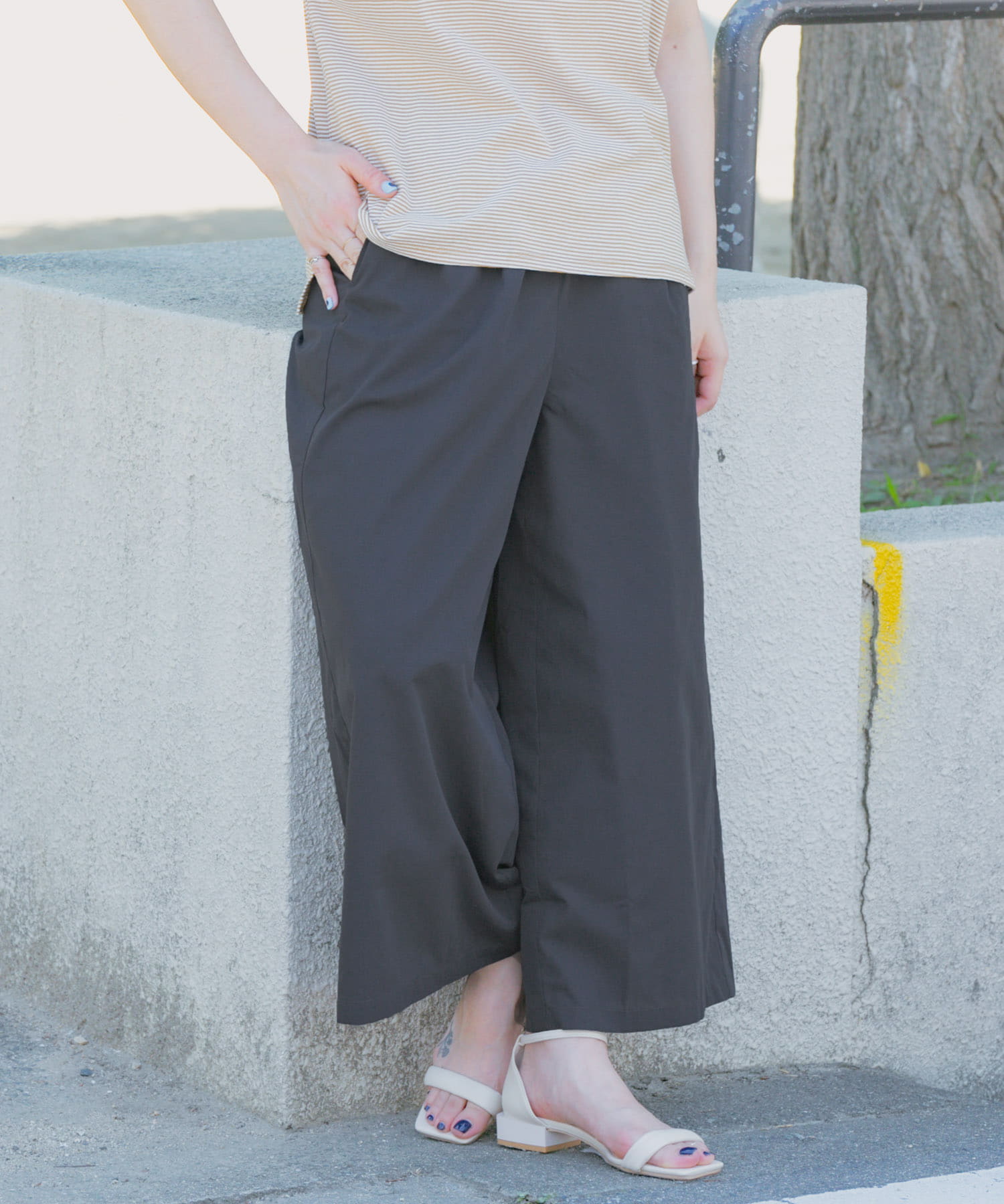 アーバンリサーチドアーズ　ガウチョ　ワイドパンツ　スカーチョ