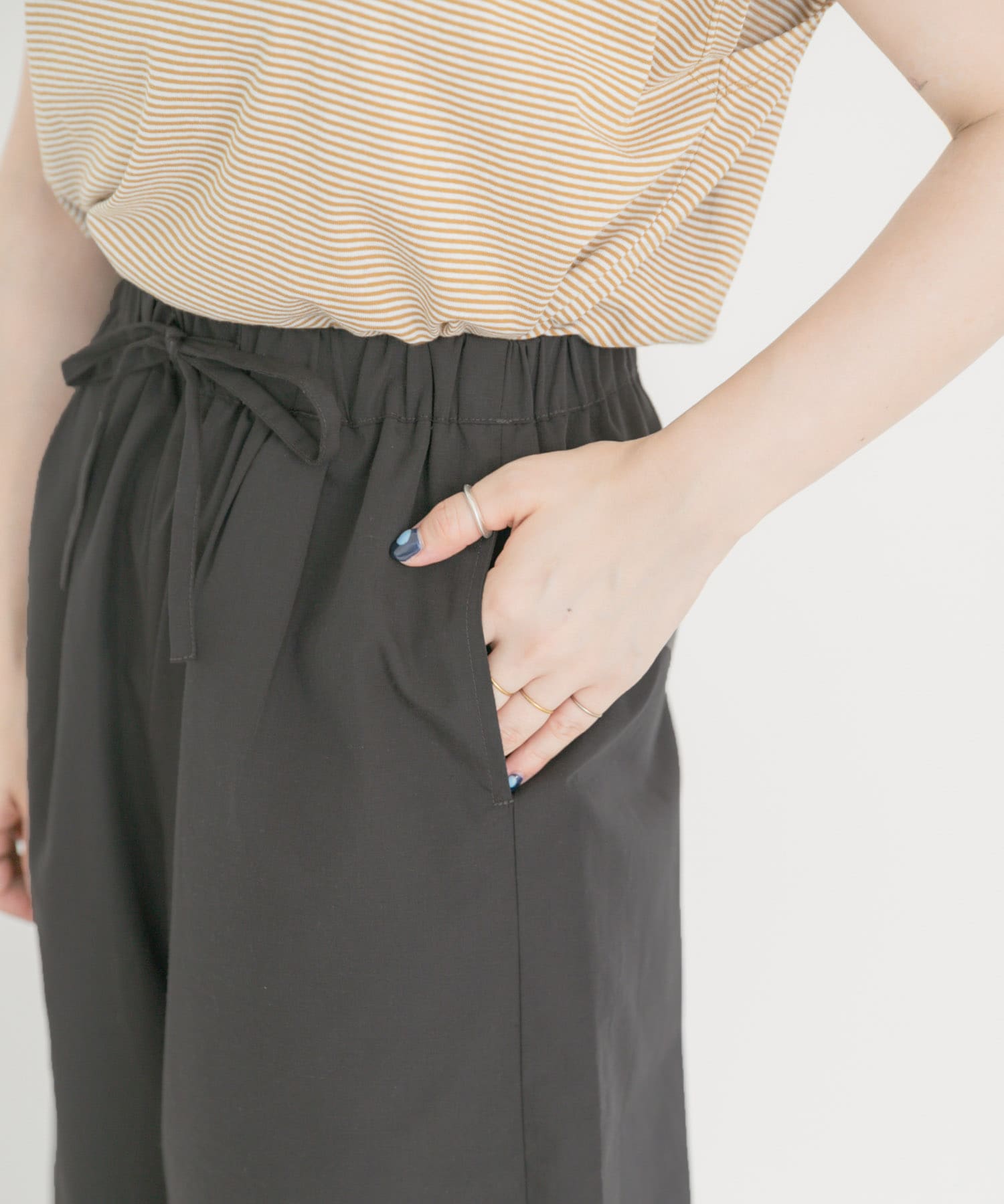 UR TECH Smart Linen Touch』リネンガウチョパンツ[IT25-24A021 