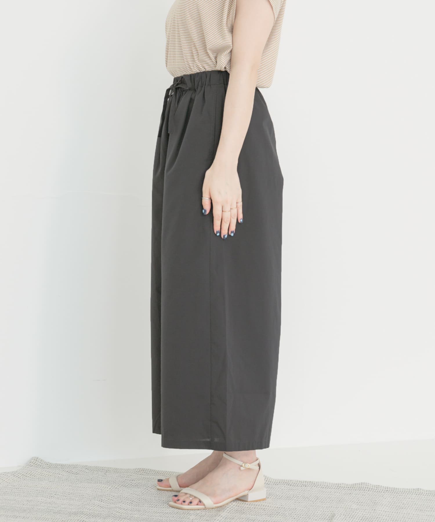 UR TECH Smart Linen Touch』リネンガウチョパンツ[IT25-24A021 