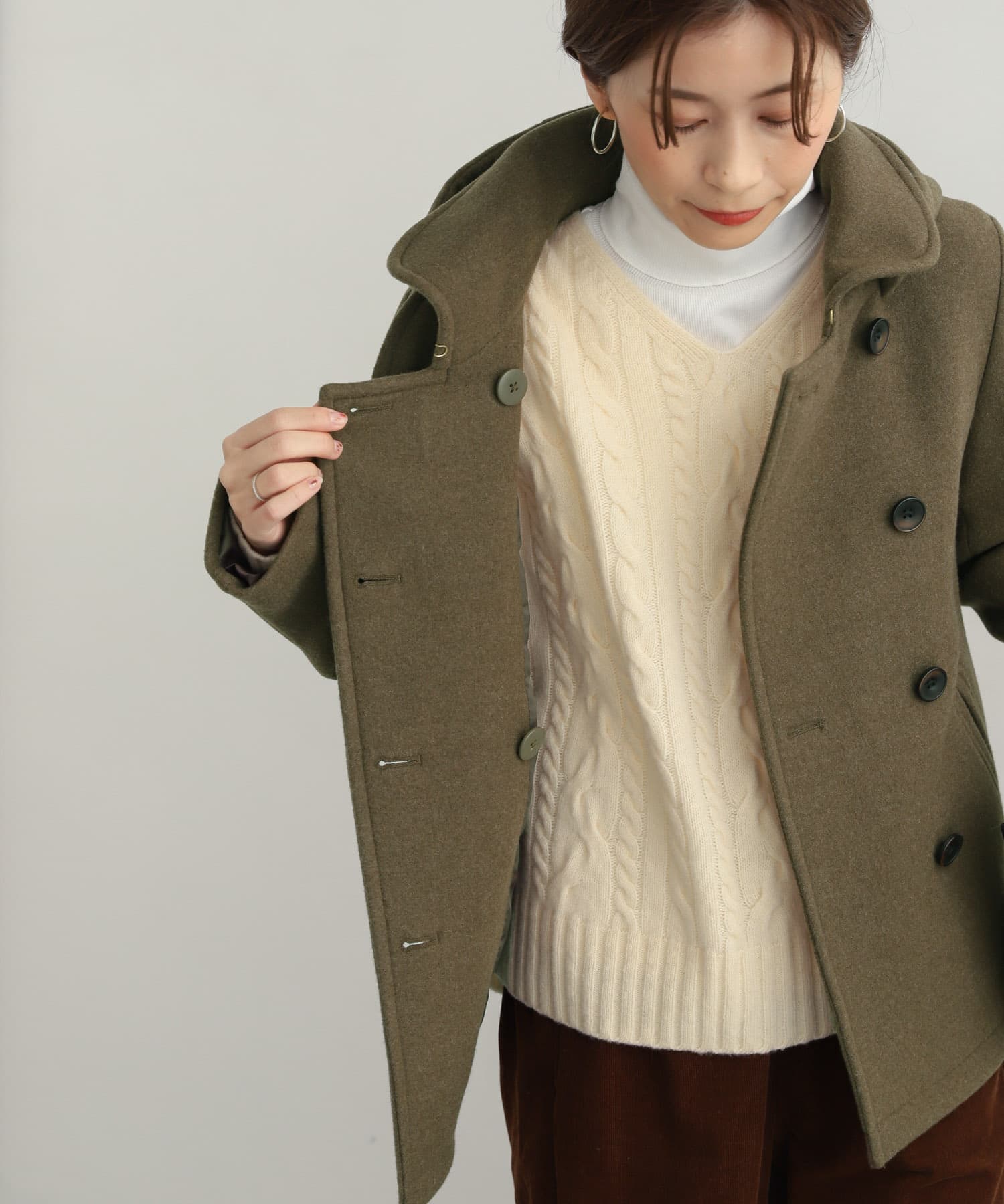 ショールカラー2WAYショートコート[DR27-27T205]｜URBAN RESEARCH公式 