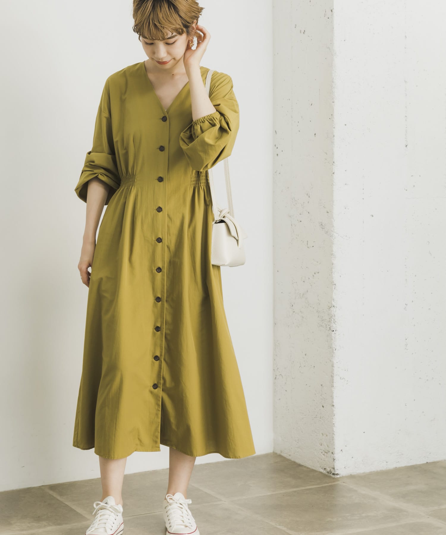 フロントボタンギャザーワンピース[UR26-26F004]｜URBAN RESEARCH公式ファッション通販