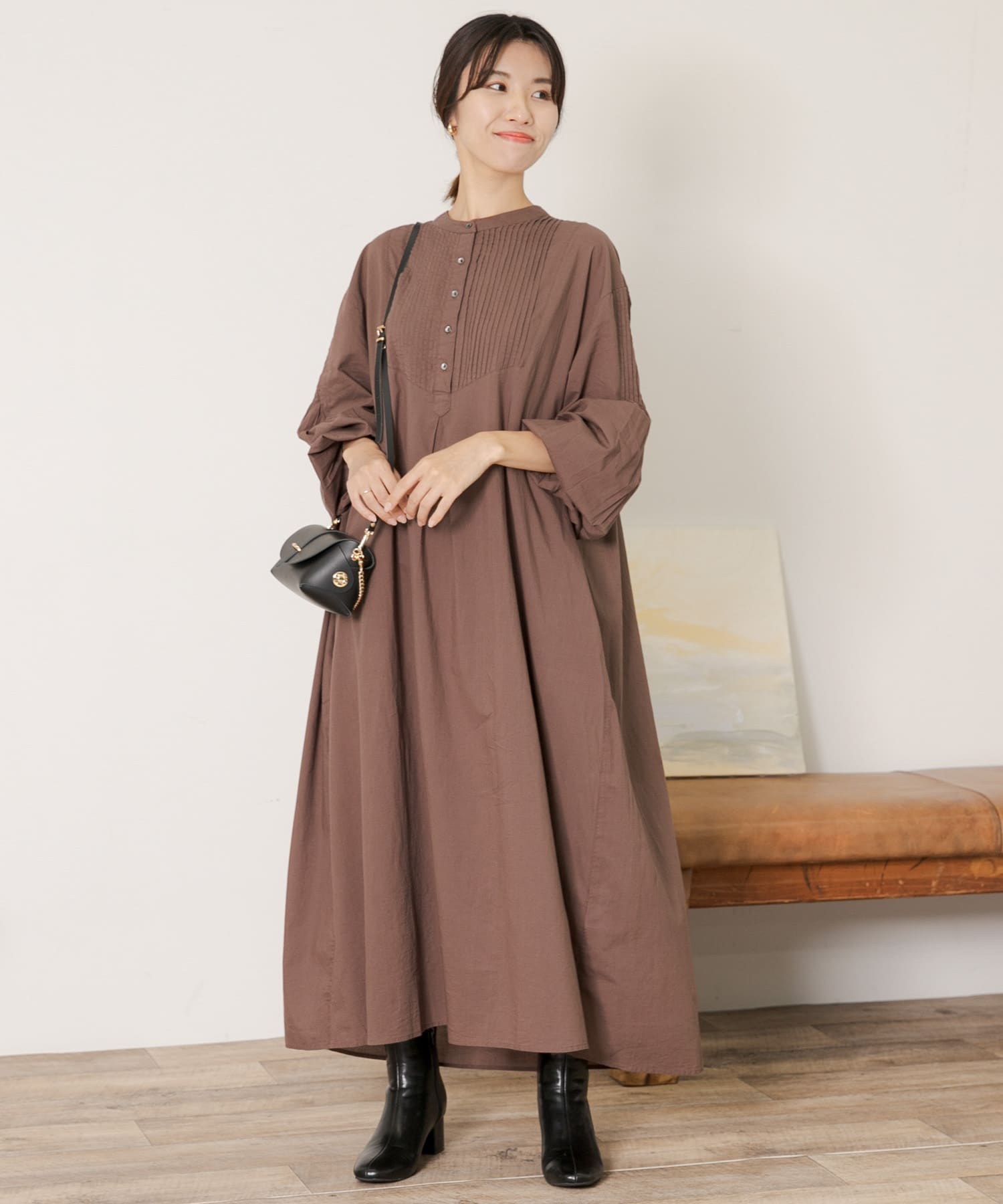 コットンタックドレスシャツワンピース[LA26-26R604]｜URBAN RESEARCH公式ファッション通販