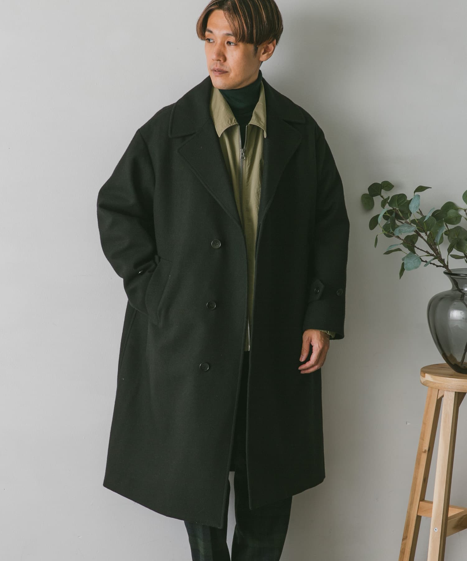 JAPAN FABRICオーバーチェスターコート[DR27-17H704]｜URBAN