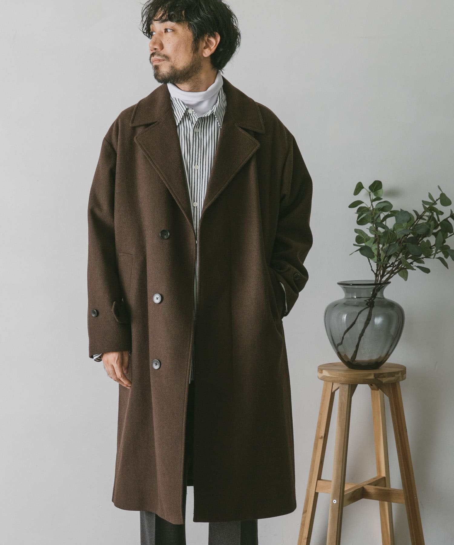 JAPAN FABRICオーバーチェスターコート[DR27-17H704]｜URBAN