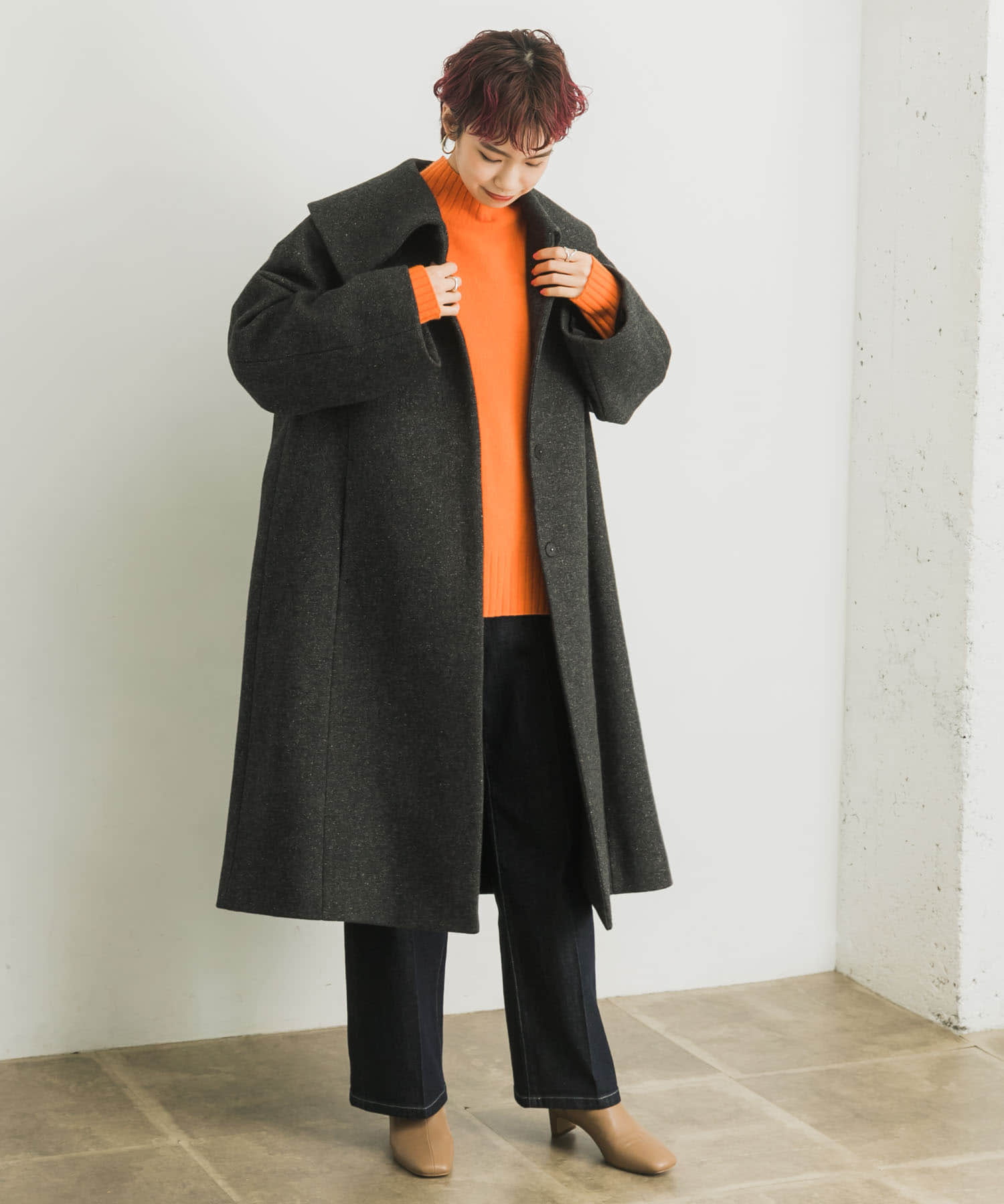 39サイズ/WEB限定』ストレッチショートブーツ[UR27-2HW002]｜URBAN 
