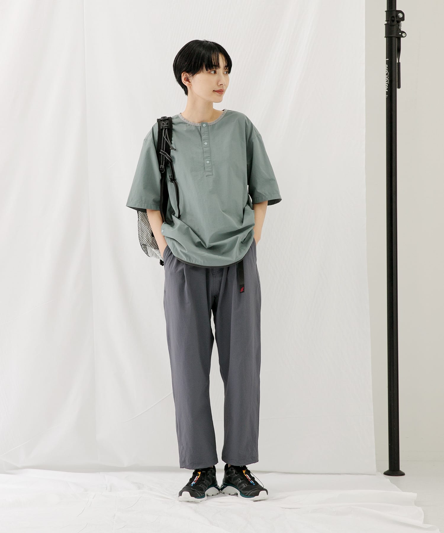 ユニセックス』『撥水』『別注』GRAMICCI コーデュラストレッチルーズ 