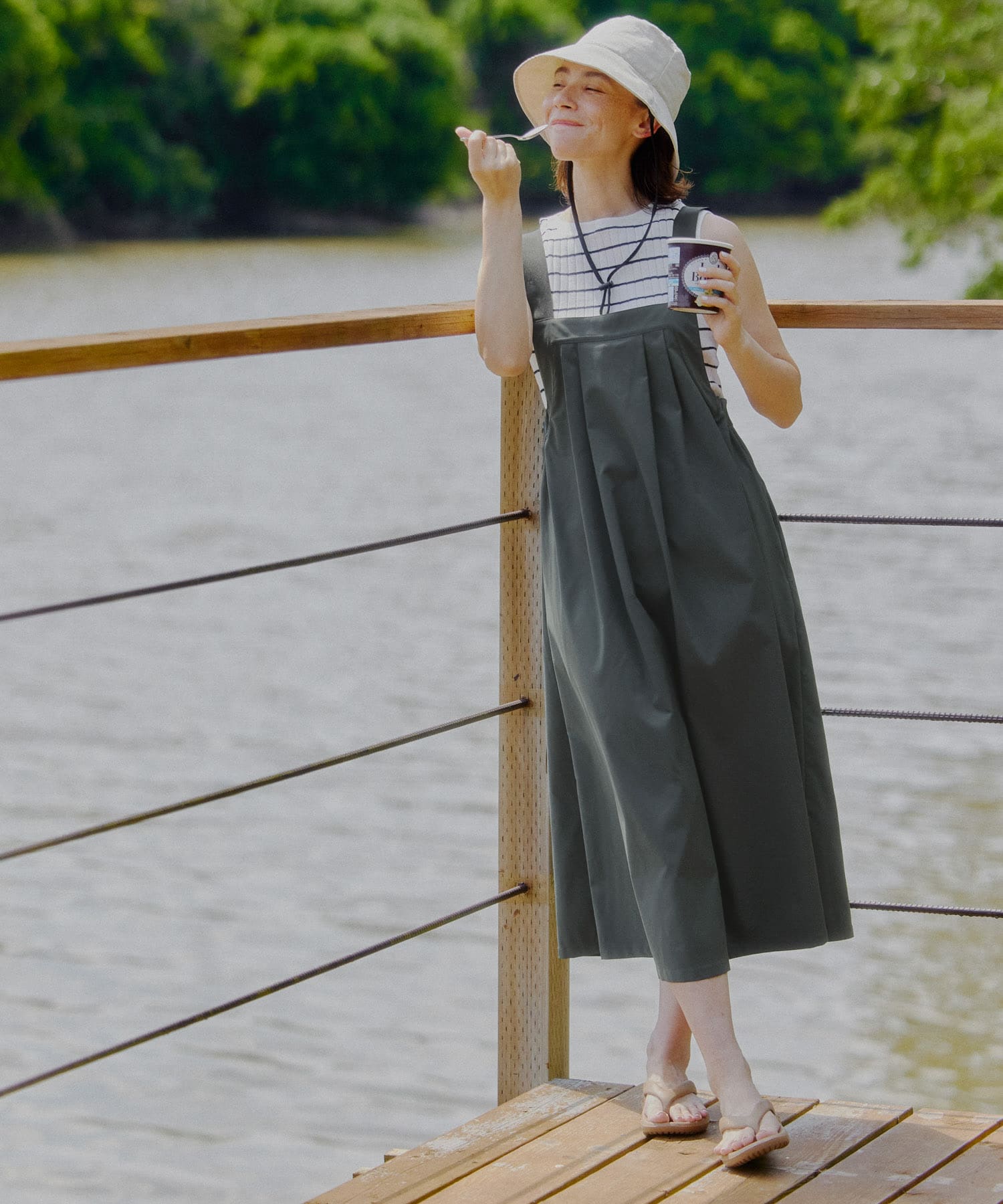 add fabrics ワークジャンパースカート[DR35-26E105]｜URBAN RESEARCH