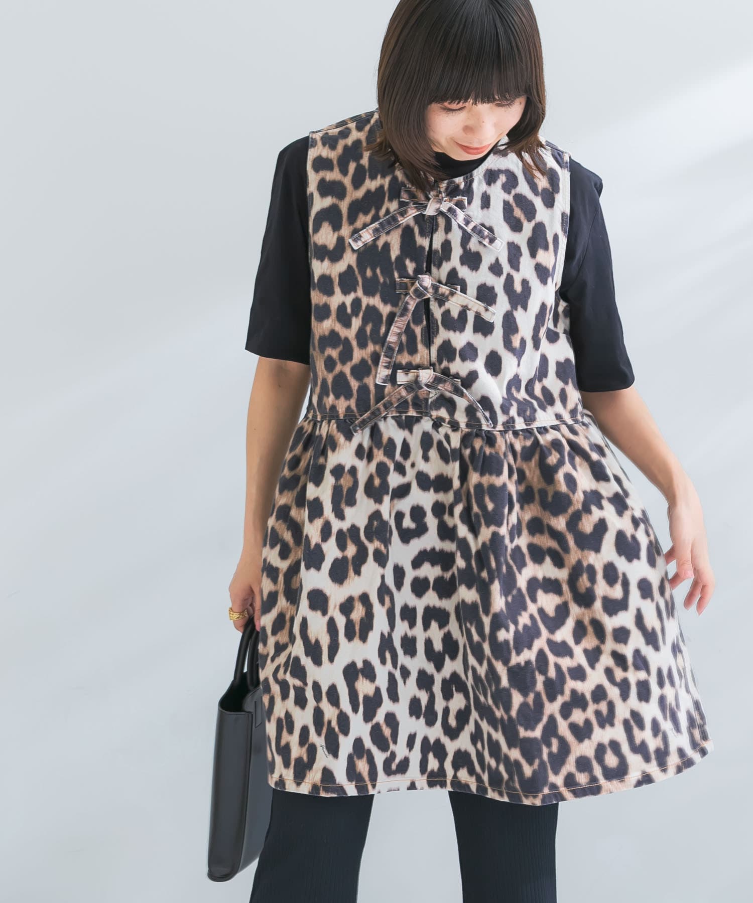 GANNI Print Denim Mini Dress[J1174-UL34]｜URBAN RESEARCH 
