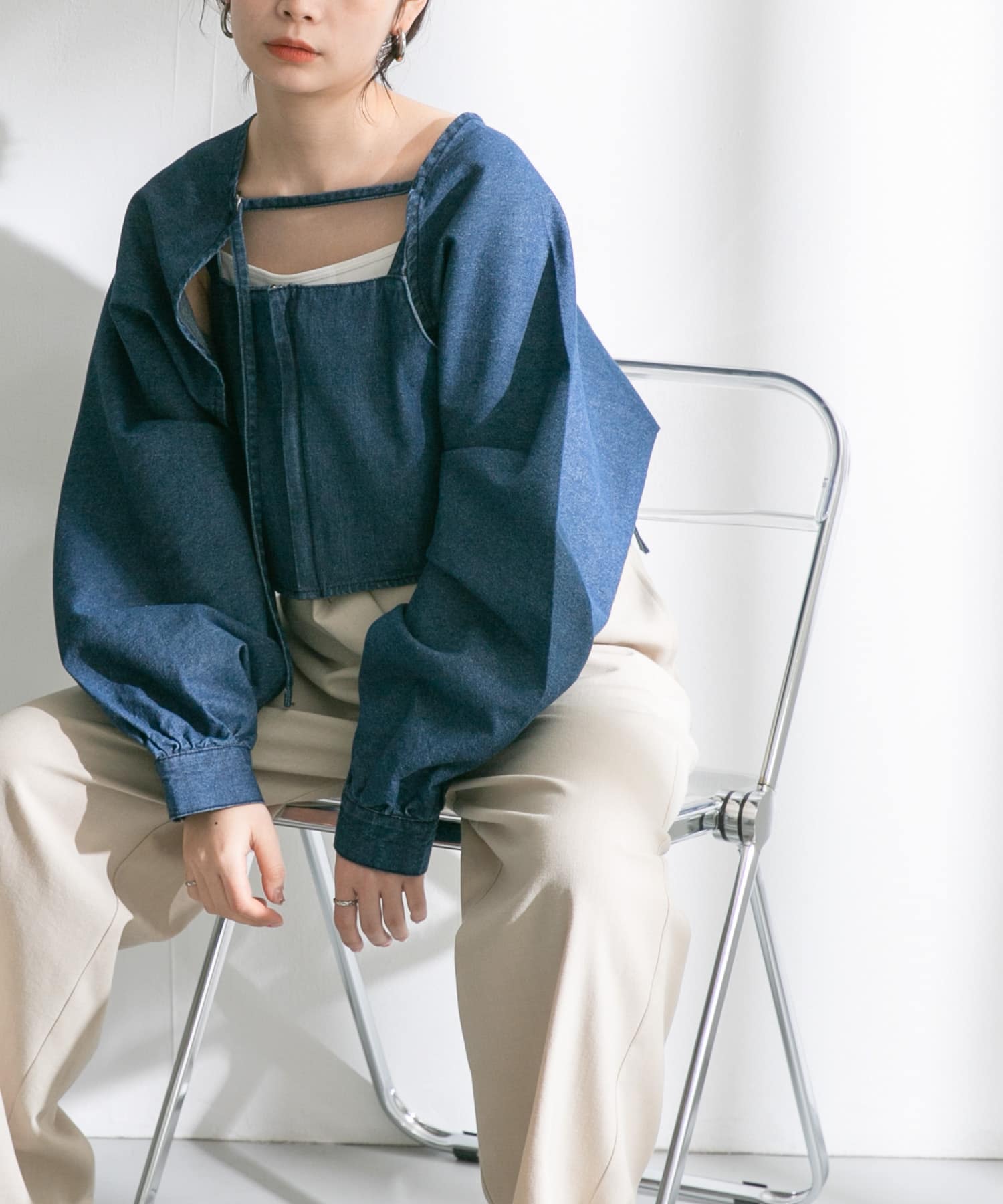 WEB/一部店舗限定』デニムセットトップス[KW34-23Q320]｜URBAN 