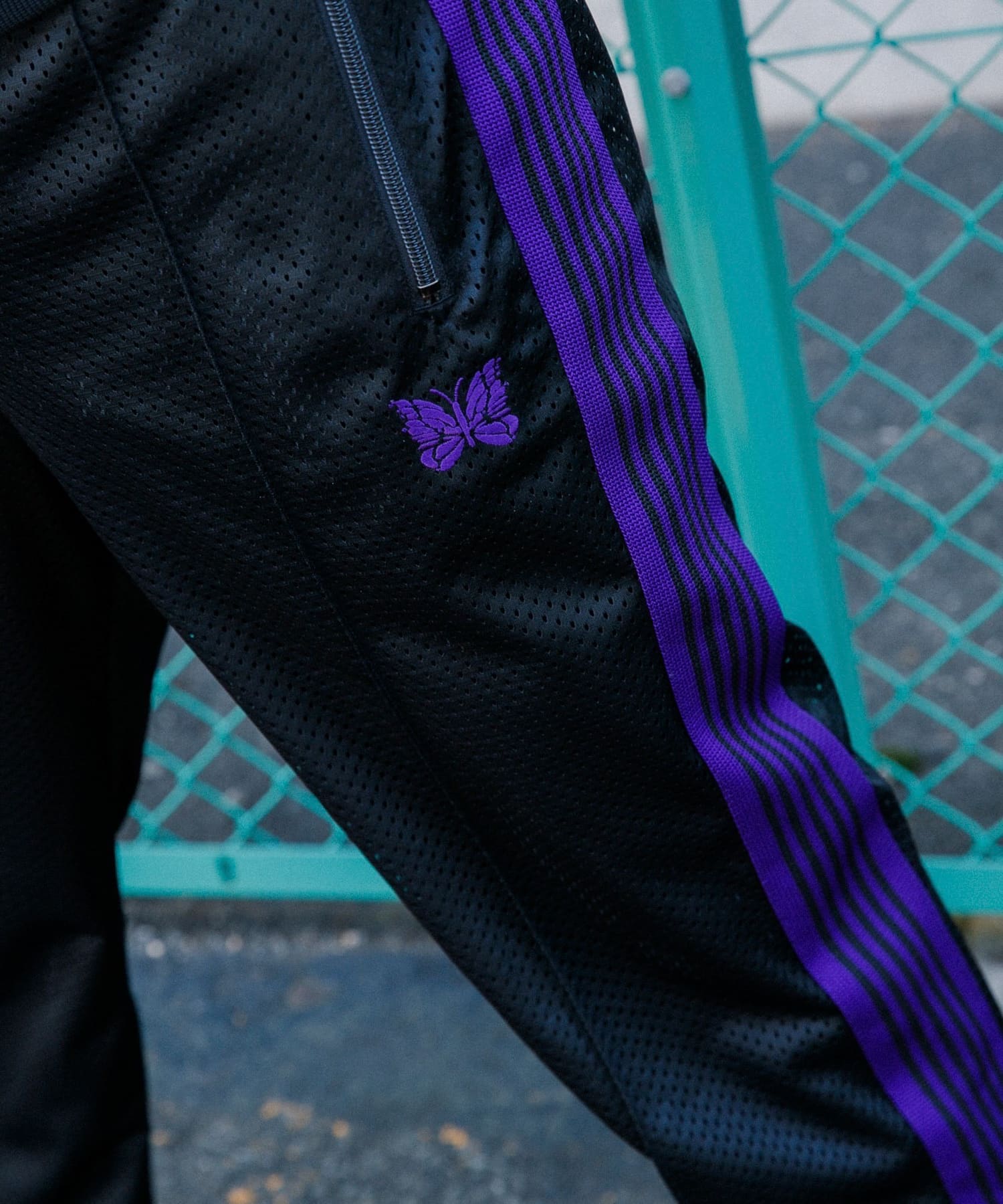 別注』Needles×URBS Track Pant-Poly Mesh[MR556-BSM34]｜URBAN