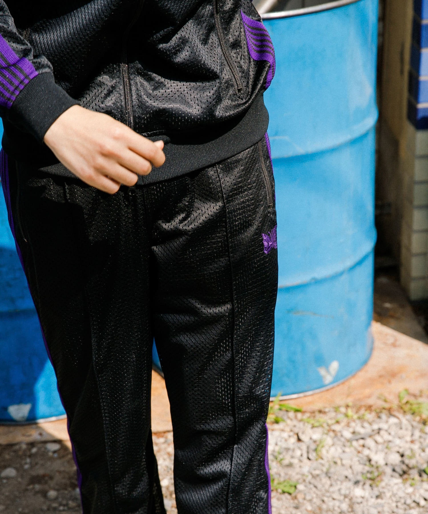 別注』Needles×URBS Track Pant-Poly Mesh[MR556-BSM34]｜URBAN 