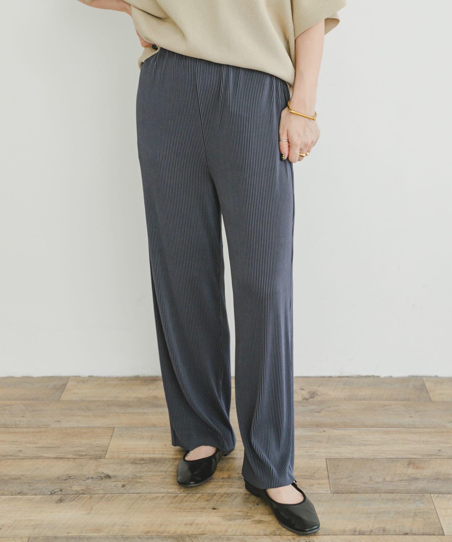 セルフカットハイショクプリーツパンツ[IT36-24A001]｜URBAN RESEARCH