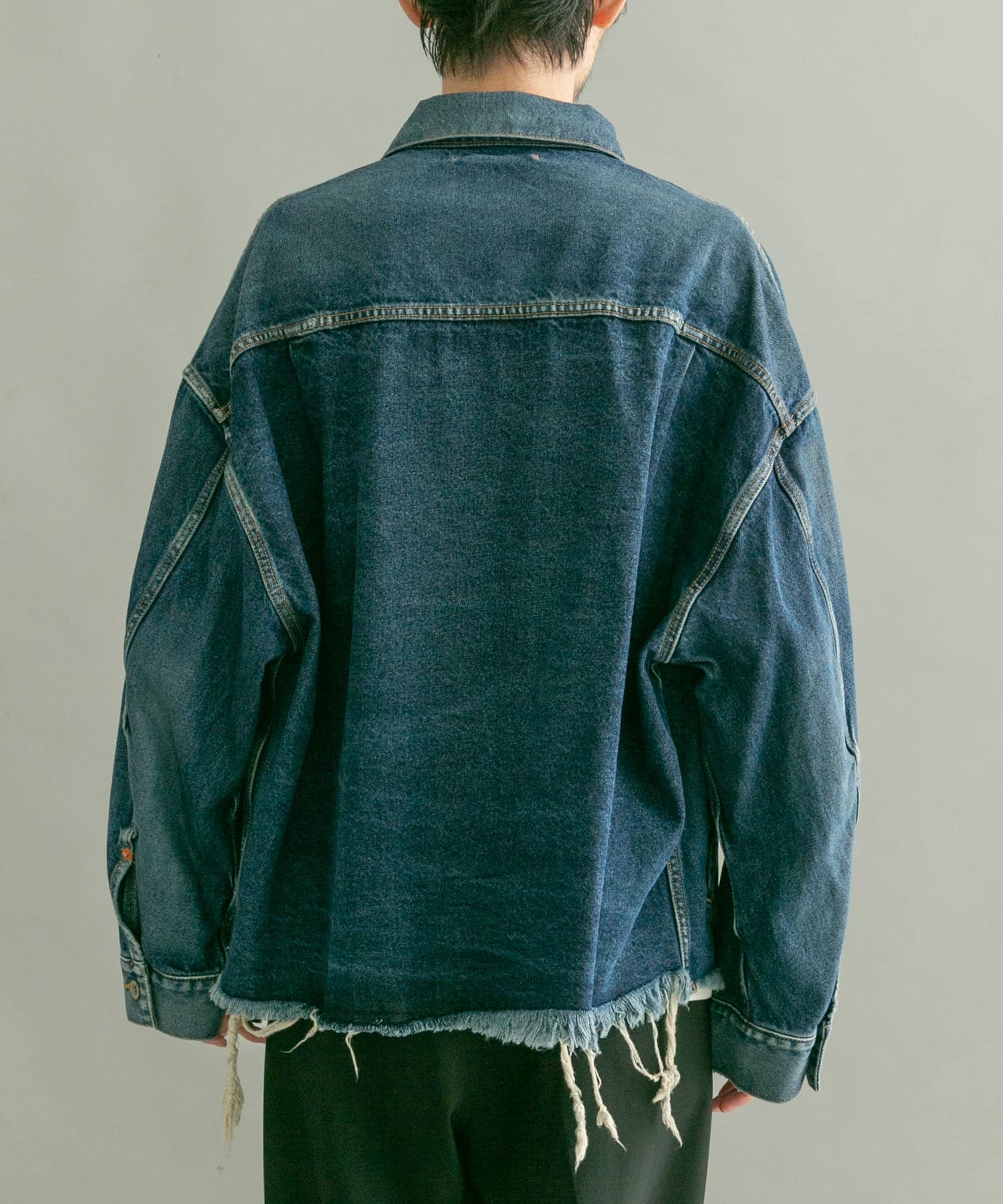 doublet CUTOFF OVERSIZED DENIMJACKET[23AW13BL174UM36]｜URBAN