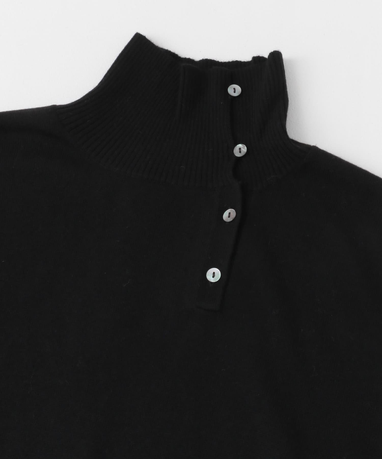 mizuiro ind high neck button pullover[3-220034-DW37]｜URBAN