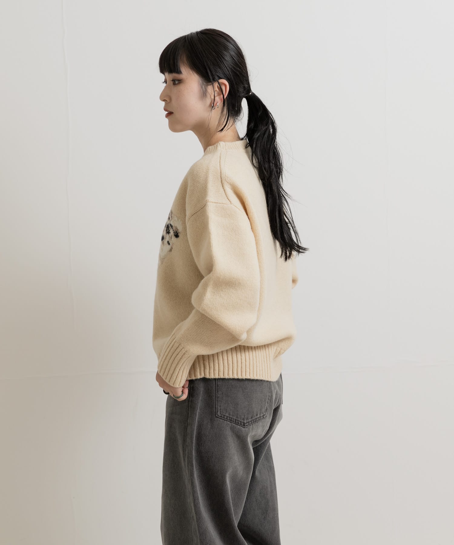 77circa intarsha Knitting sweater[77-oo23aw01-T37]｜URBAN RESEARCH