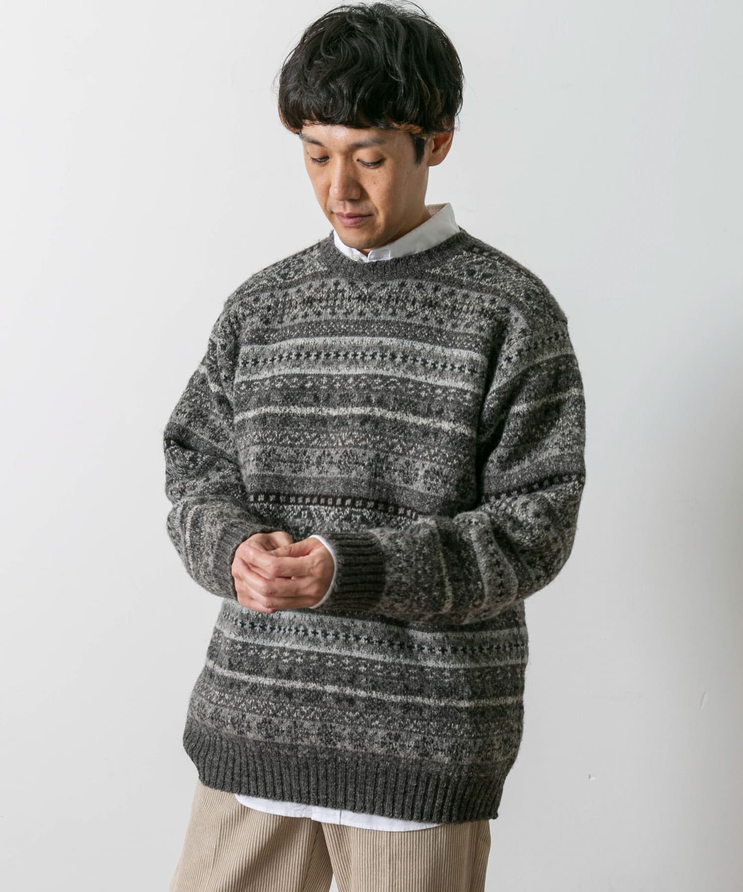 別注』Jamieson's×DOORS 20th AOFI CREWNECK PULLOVER[MK158C-DM37 別注』Jamieson's×DOORS 20th AOFI CREWNECK PULLOVER[MK158C-DM37