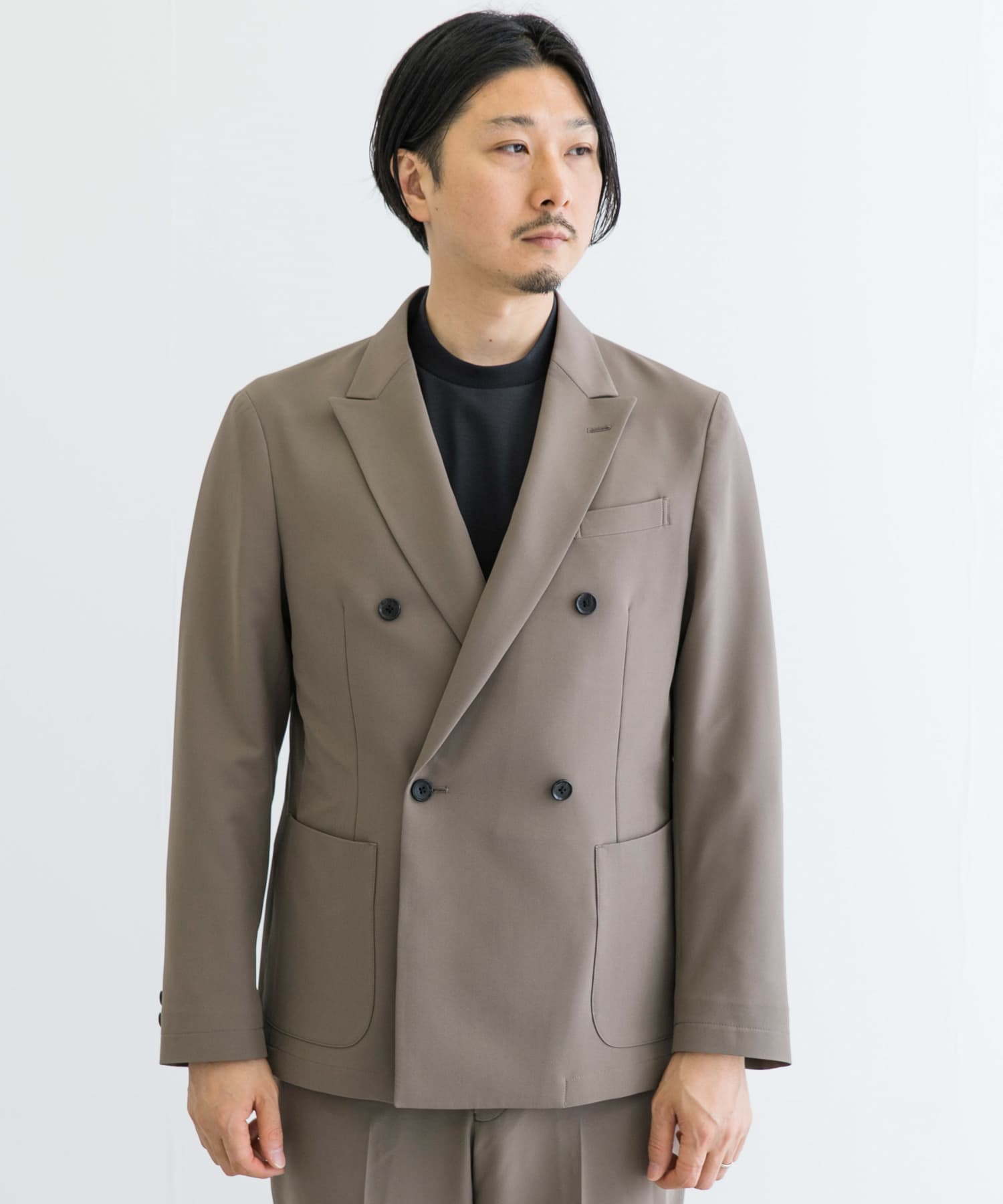 LIFE STYLE TAILOR 4WAYストレッチコンフォータブル Wジャケット[DT44