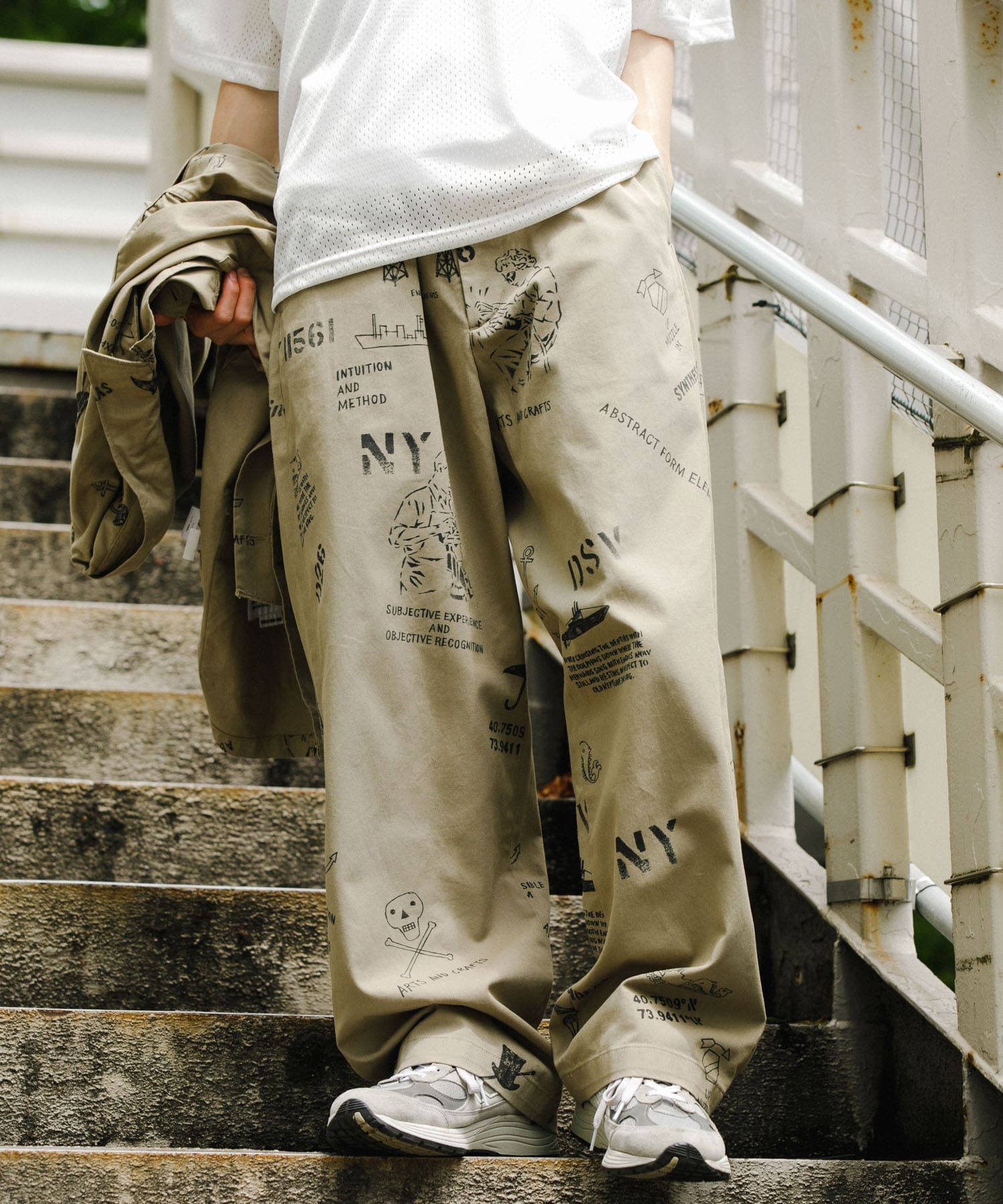 louren suspenders 有り得る wide pants Sサイズ