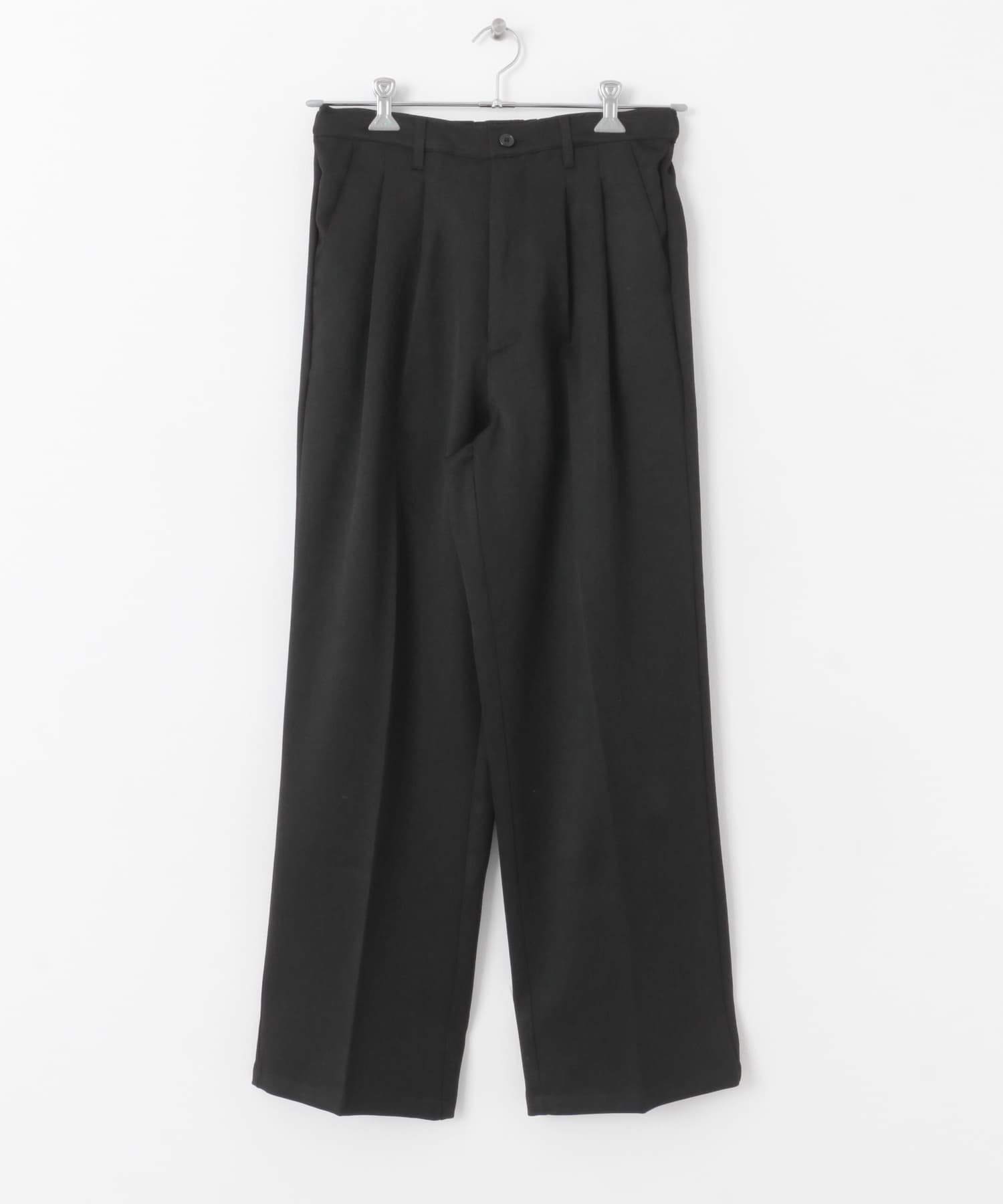 URBAN RESEARCH（アーバンリサーチ）の「ウールシャギータックワイドパンツ（その他パンツ）」 - WEAR