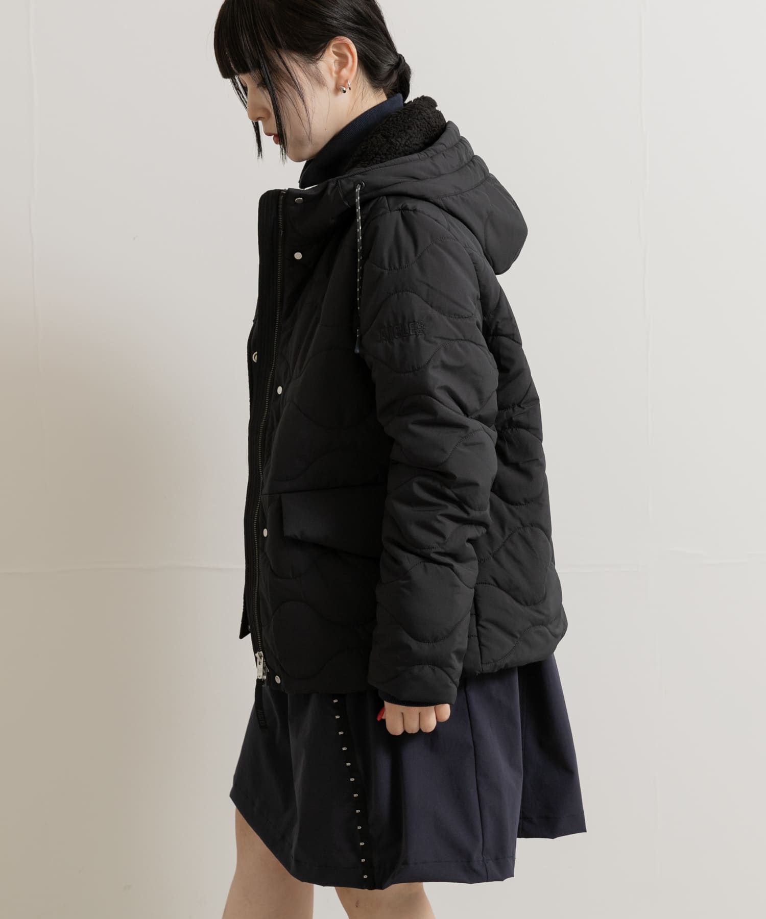 AIGLE 撥水 インサレーションフーデッドジャケット[ZBFAZ38-T47