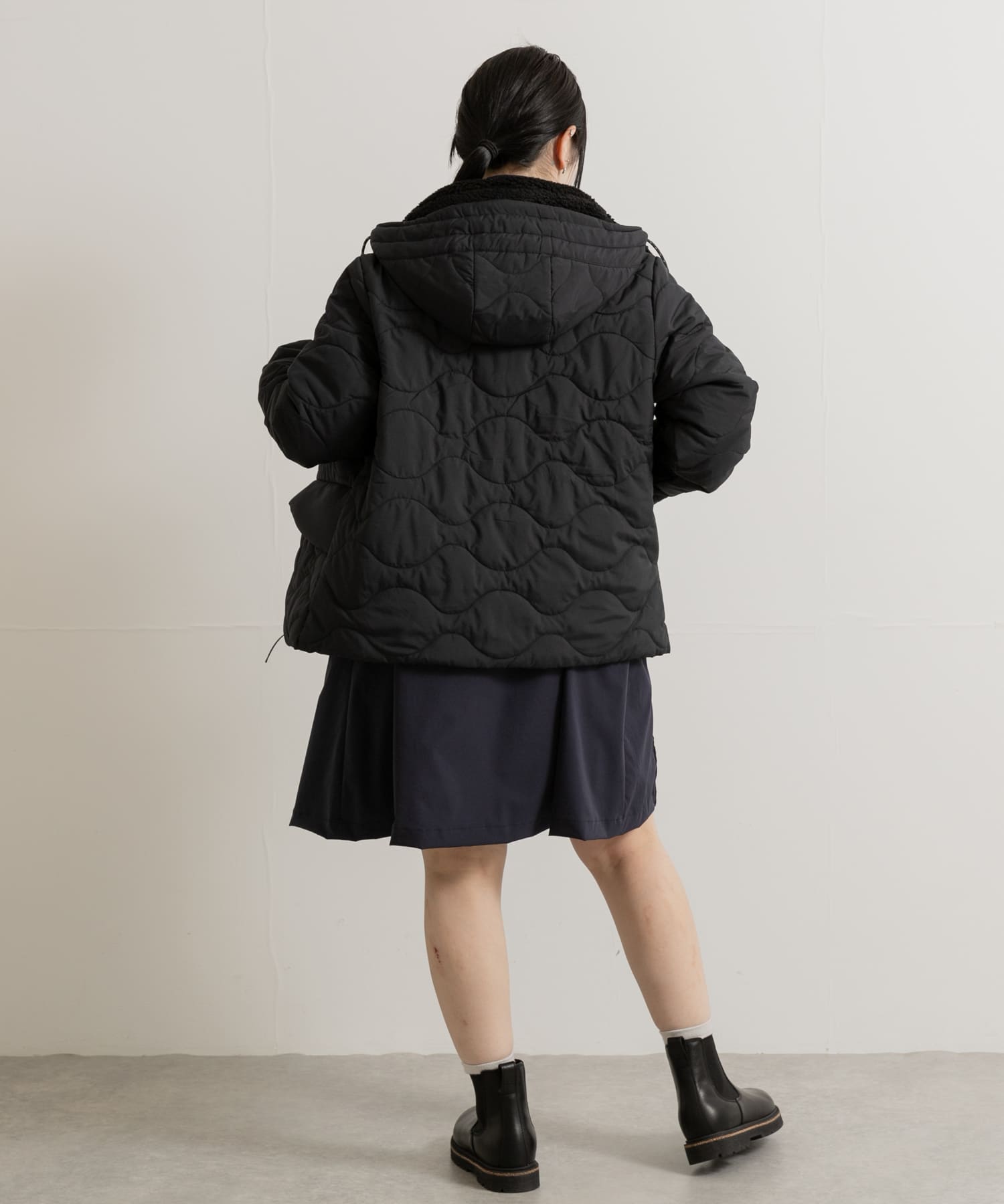 AIGLE 撥水 インサレーションフーデッドジャケット[ZBFAZ38-T47