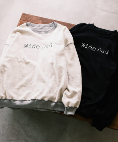 SUPER WIDE SWEAT CREWNECK