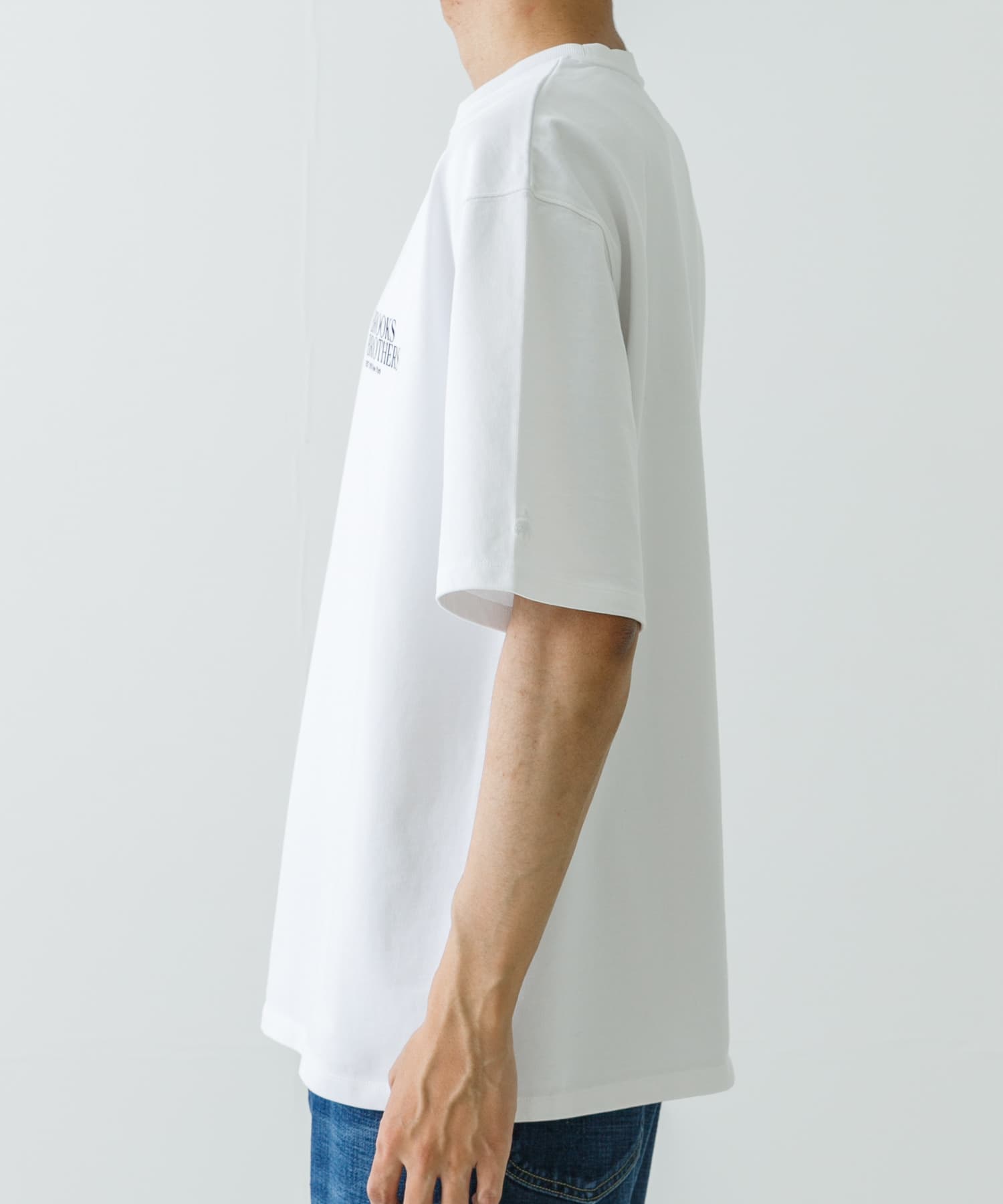 BROOKS BROTHERS KNT JERSEYBB PRNT SS T-SHIRTS[UMA5-3300005 BROOKS BROTHERS KNT JERSEYBB PRNT SS T-SHIRTS[UMA5-3300005