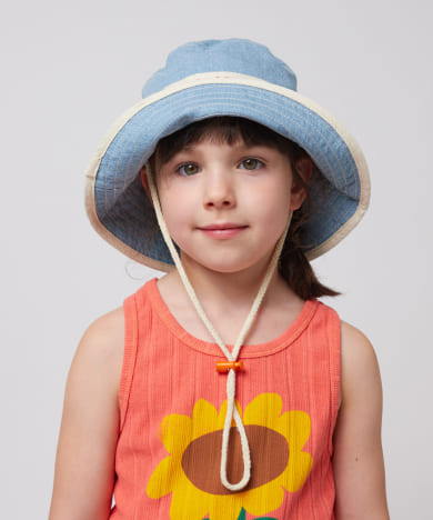 BOBO CHOSES　light denim bucket Hat(KIDS)