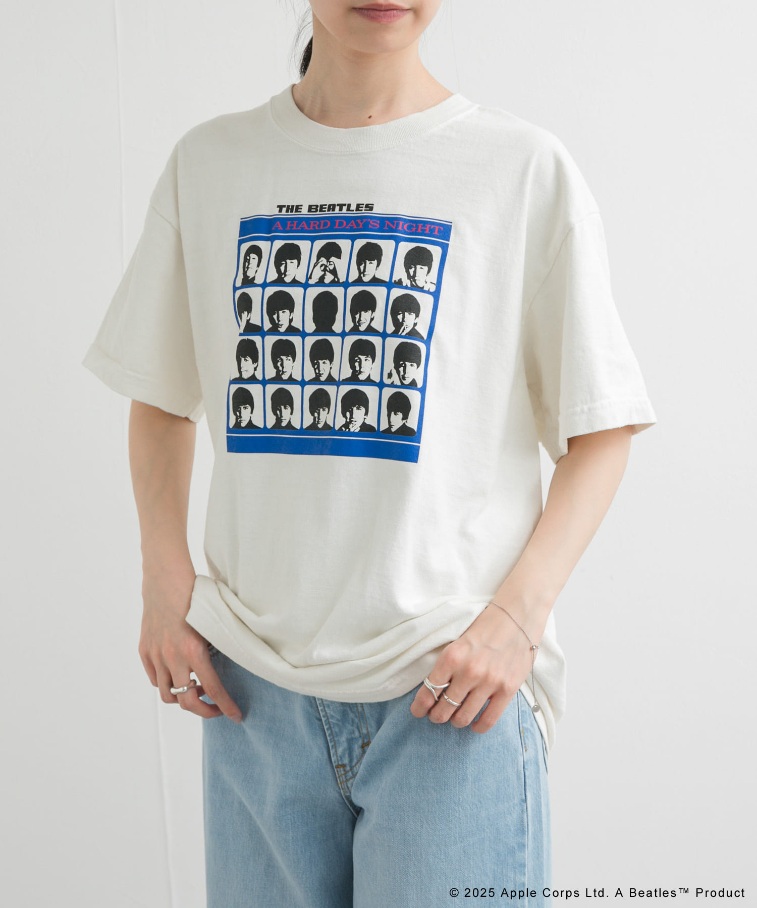別注』GOOD ROCK SPEED×DOORS BEATLES FACE T-SHIRTS[DWA5