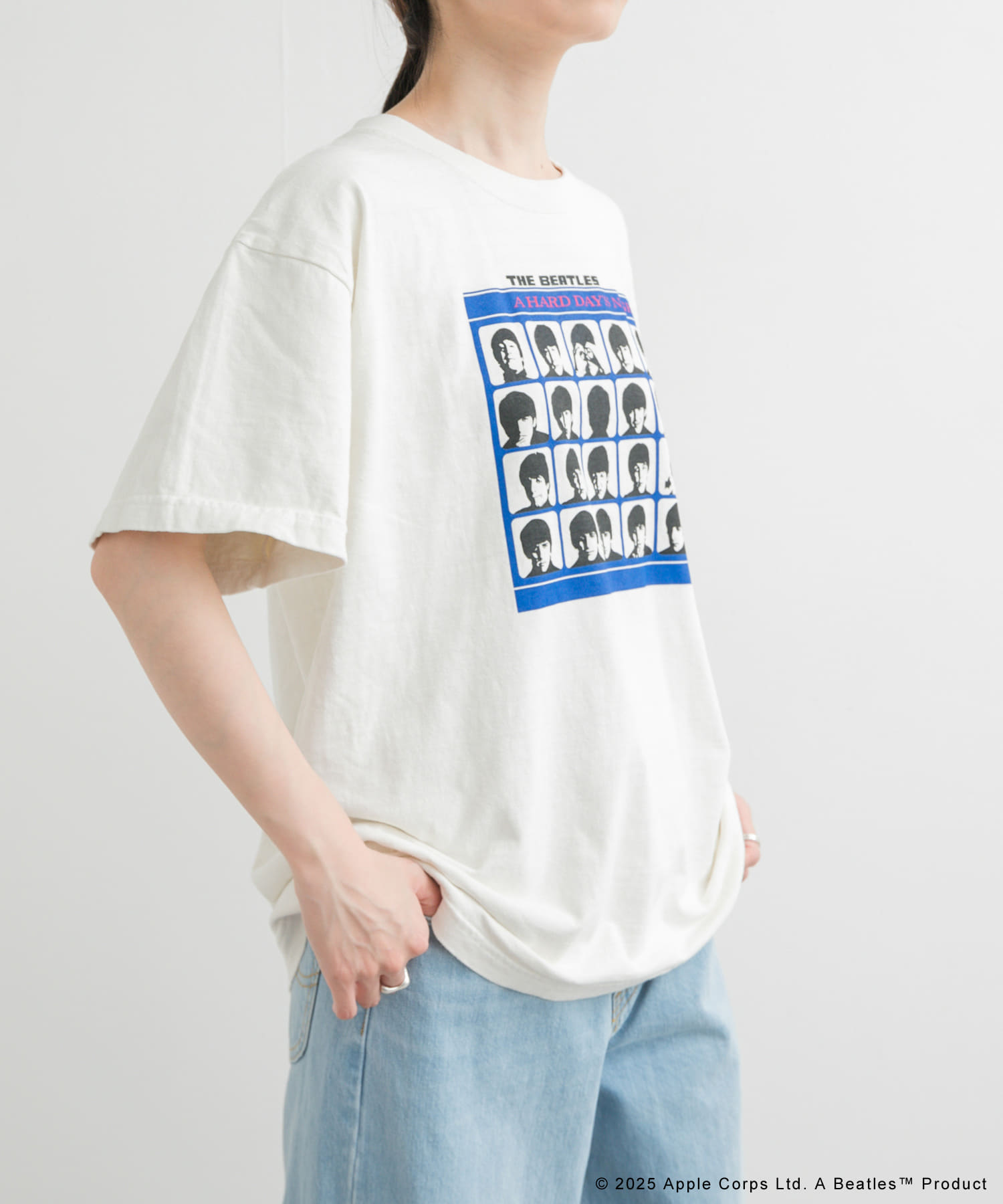 別注』GOOD ROCK SPEED×DOORS BEATLES FACE T-SHIRTS[DWA5