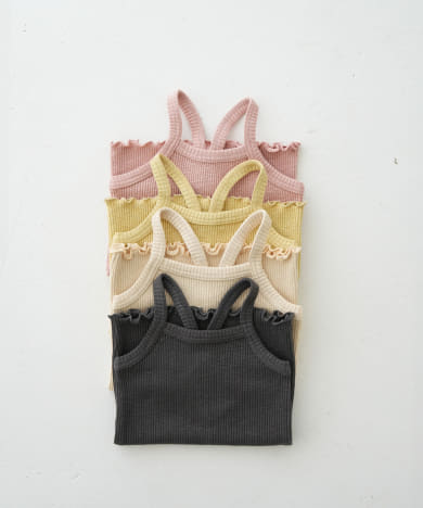 Pippi+Lotta　Ribbed camisole(KIDS)