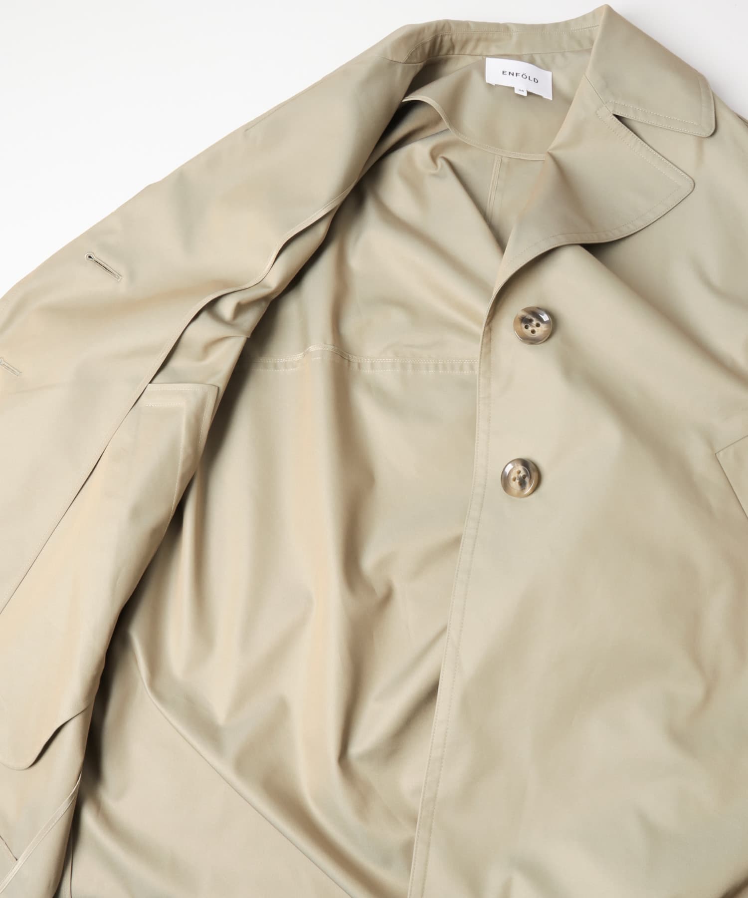 ENFOLD シャンブレーギャバコクーンコート[300DS1301450U04]｜URBAN 